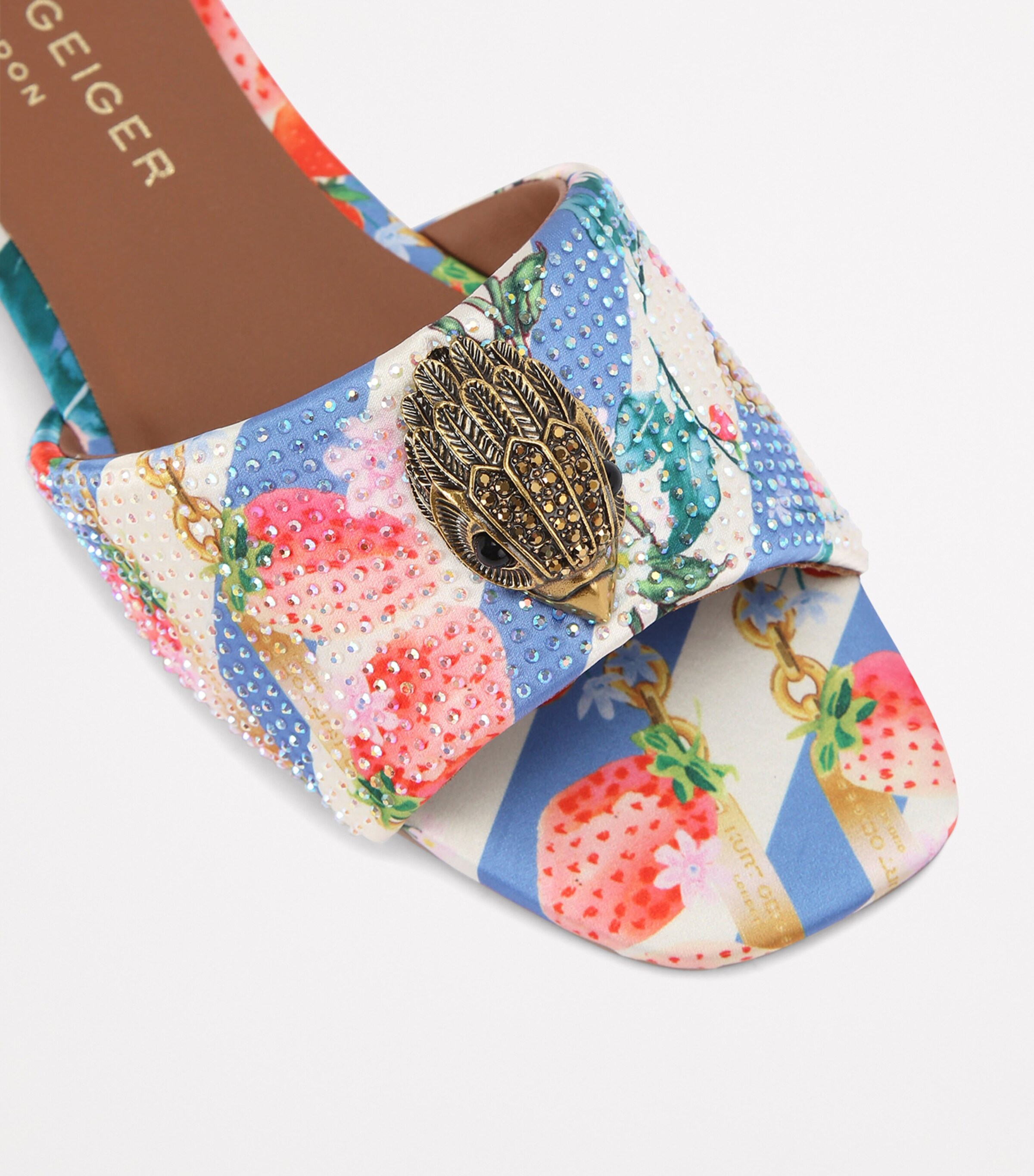 Kurt Geiger London Embellished Kensington Sandals White/oth Image 3