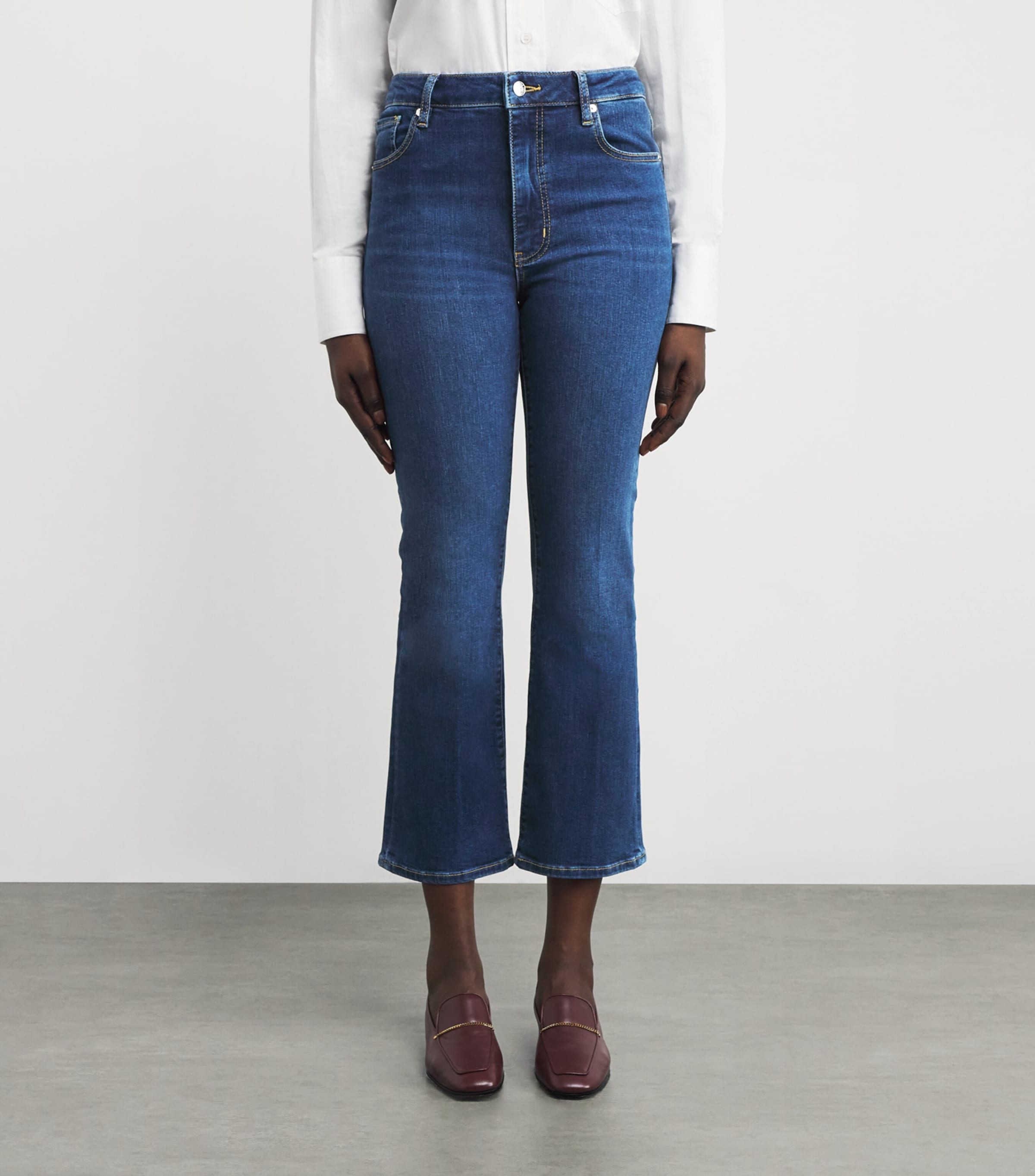 The Reboot Crop Bootcut Jeans FEMMA Image 3