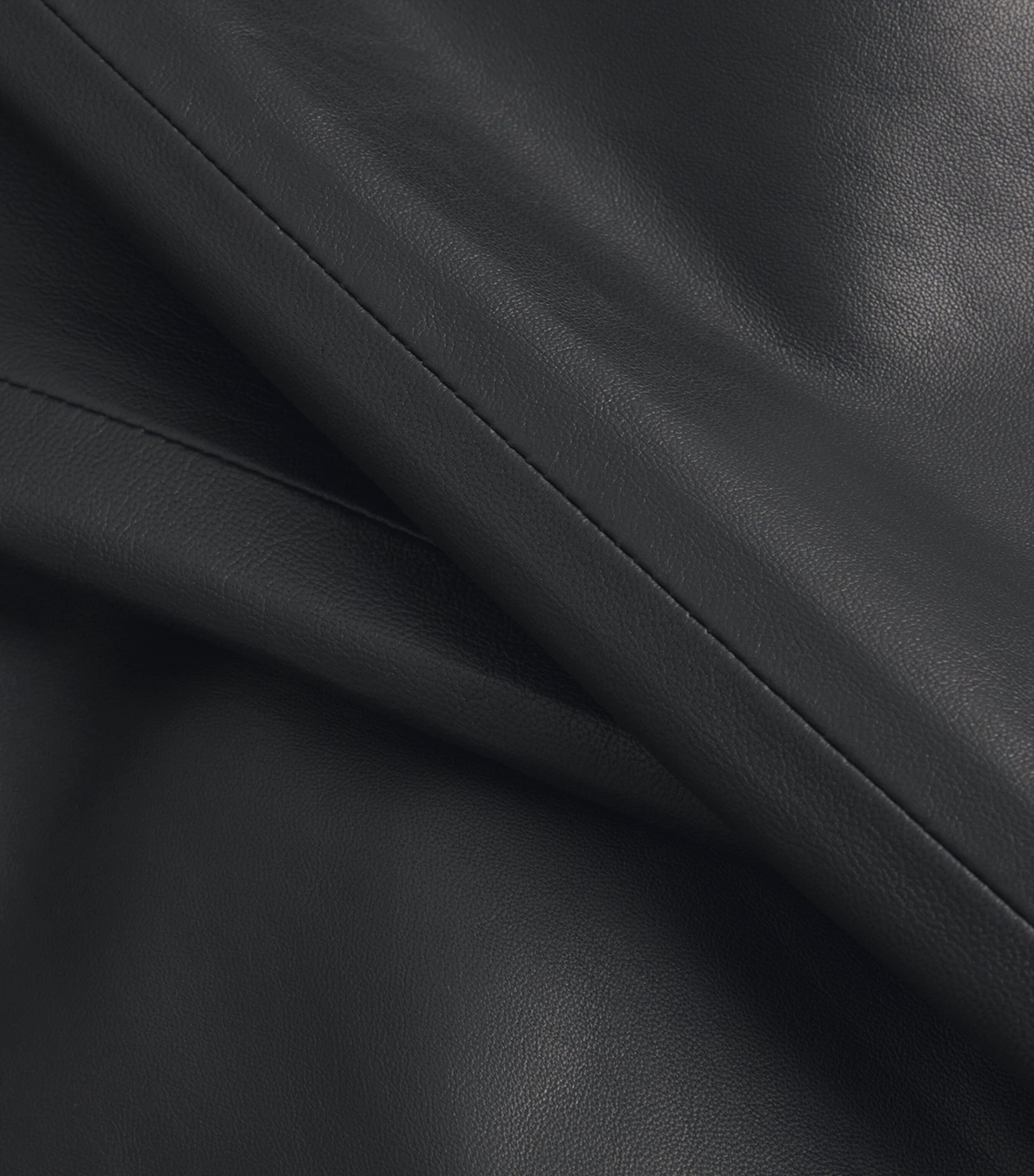 Leather Alana Wide-Leg Trousers BLACK Image 5