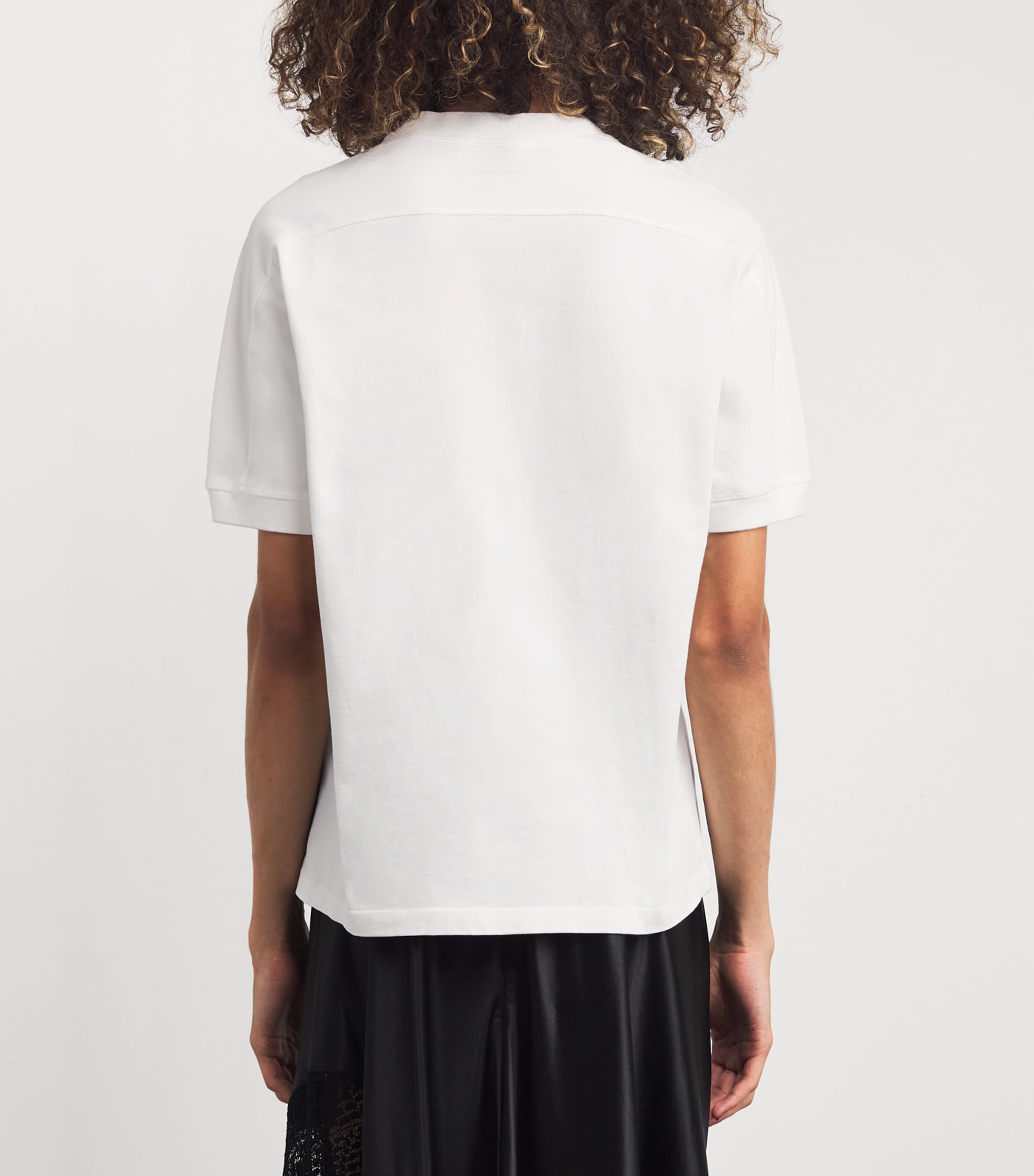 Cotton Monogram T-Shirt IVORY Image 4