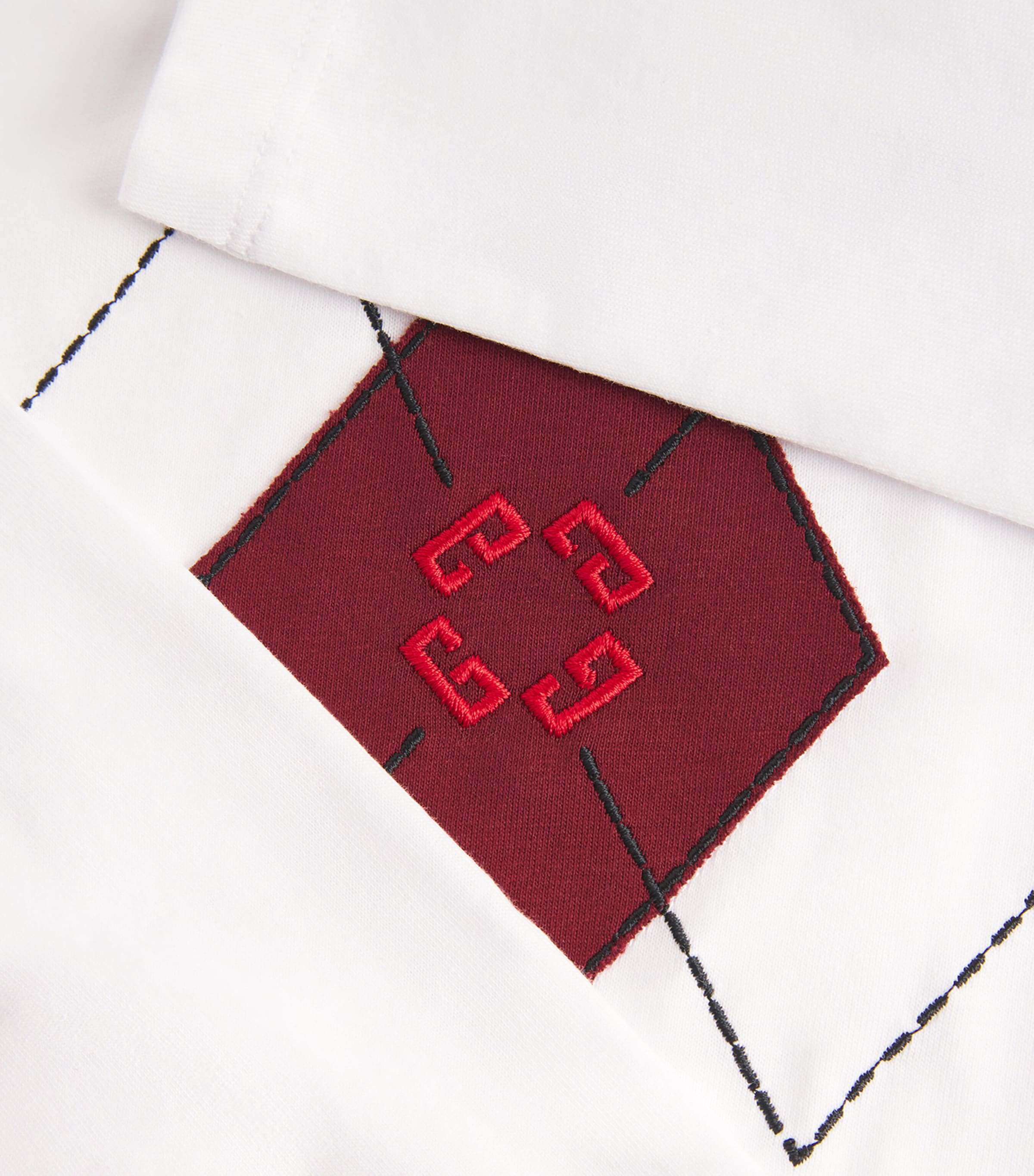 Cotton Diamond 4G Logo T-Shirt (4-12+ Years) WHITE Image 3