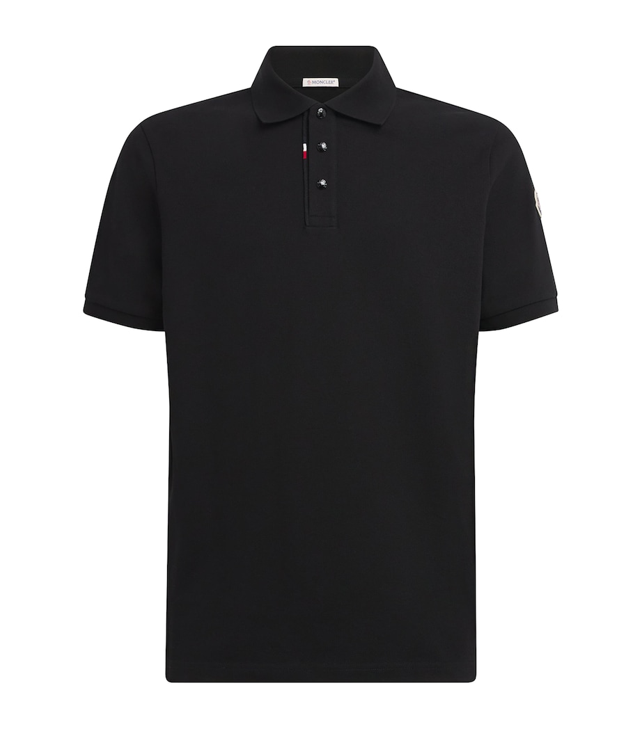 Moncler Mens Cotton Polo Shirt Image 1