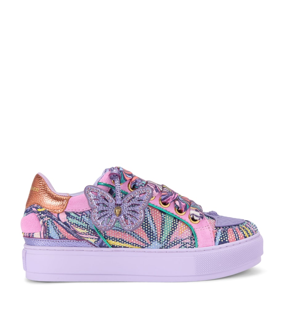 Kurt Geiger London Southbank Tag Sneakers Lilac Image 1