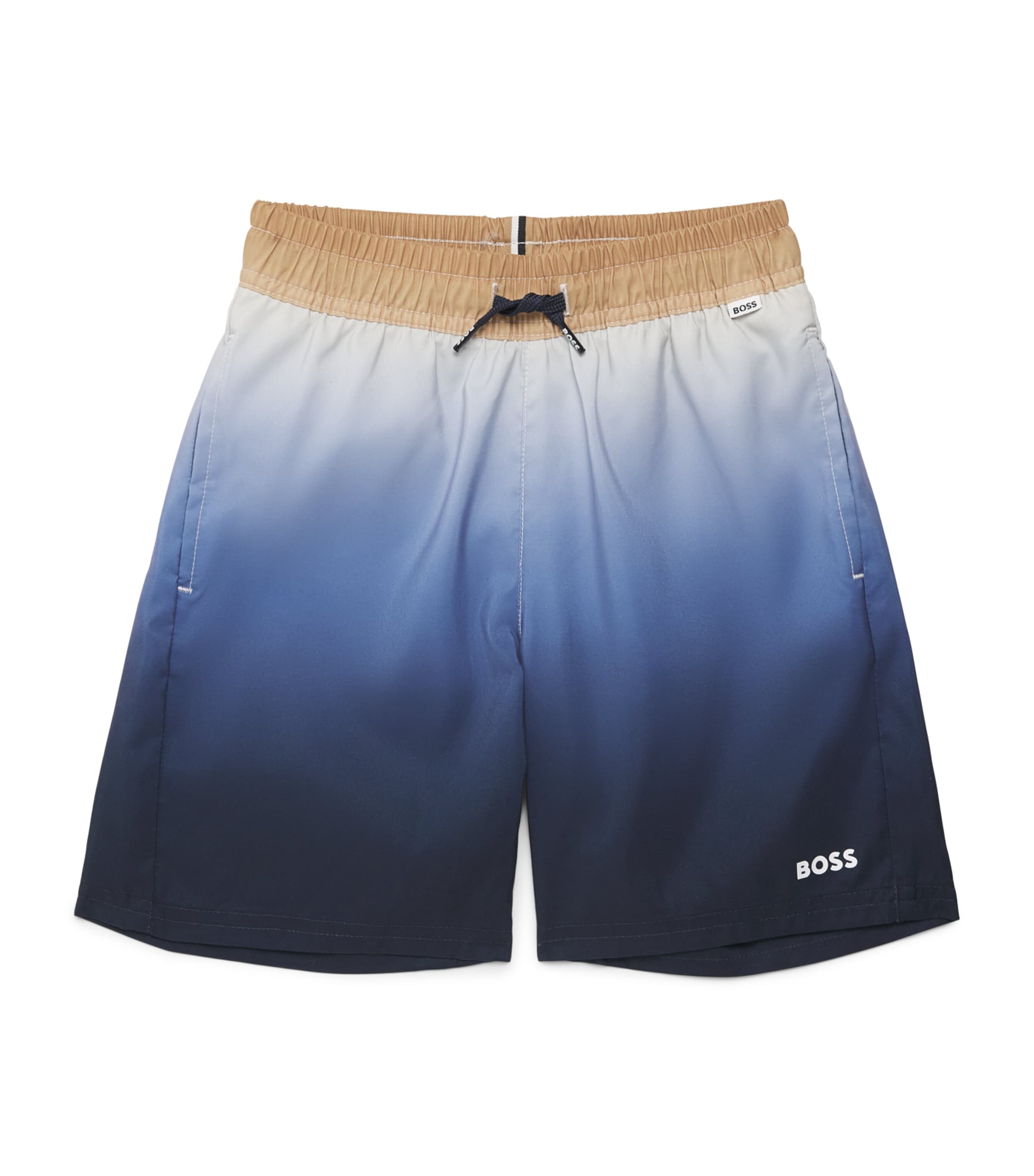 BOSS Kidswear Gradient Swim Shorts (4-16 Years) Blue Image 1