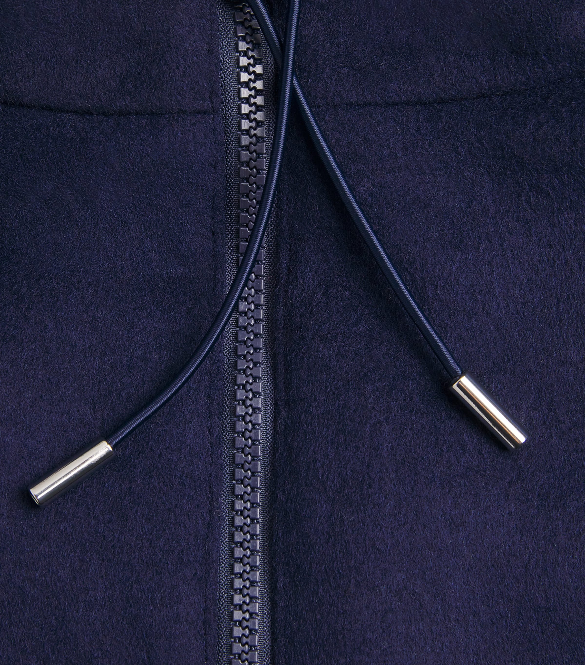 Sleeveless Hooded Jacket NAVY Image 5