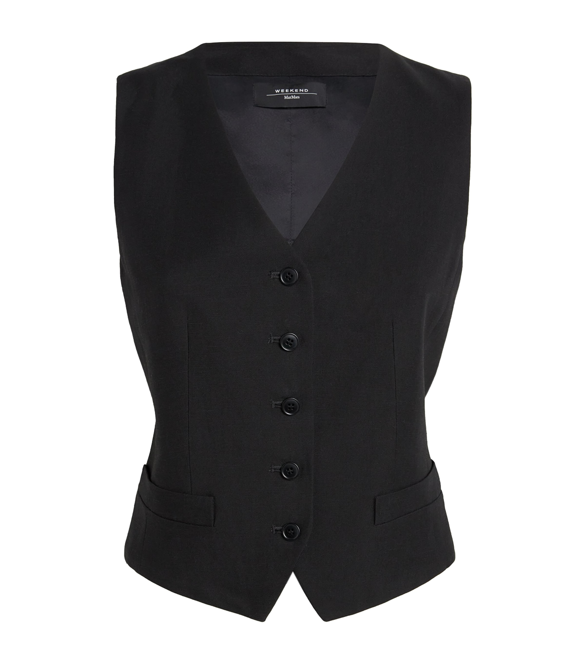 【送料&関税込】Single-breasted Sleeveless Gilet Weekend Max Weekend Max Mara Single-Breasted Waistcoat | Harrods SA