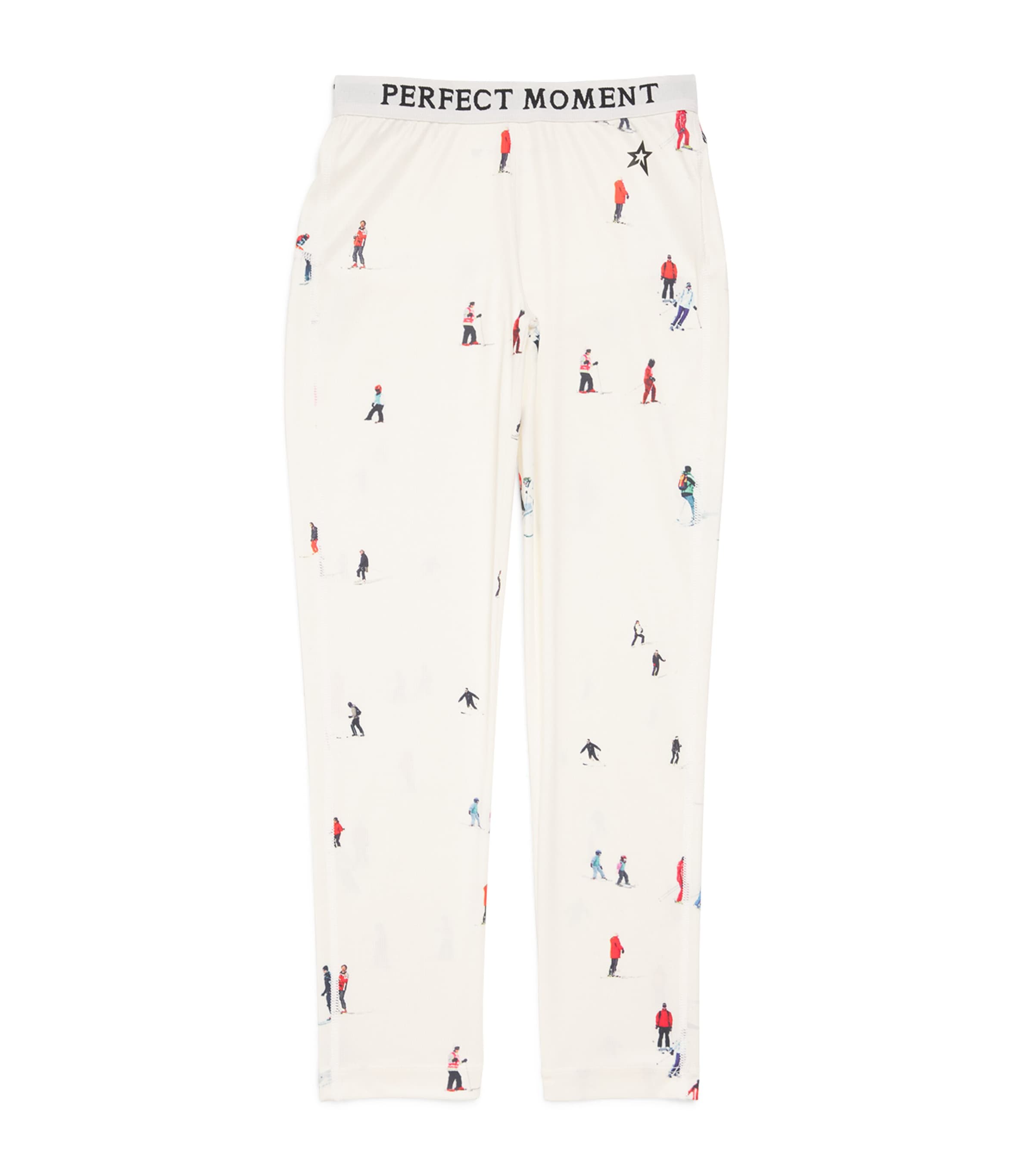 Perfect Moment Kids' Thermal Brand-print Woven Leggings 6-14 Y In Dede Ski Print