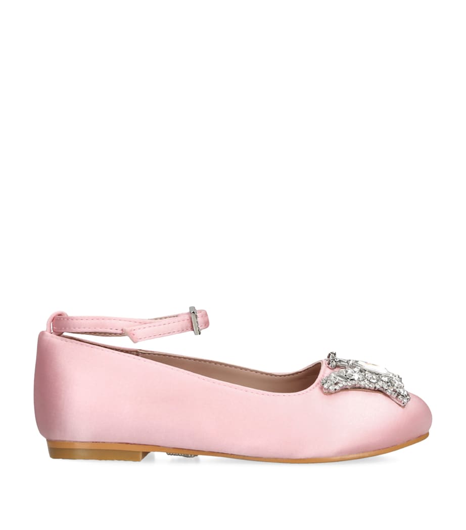 Velvet Angelina Ballet Flats PALE PINK Image 1