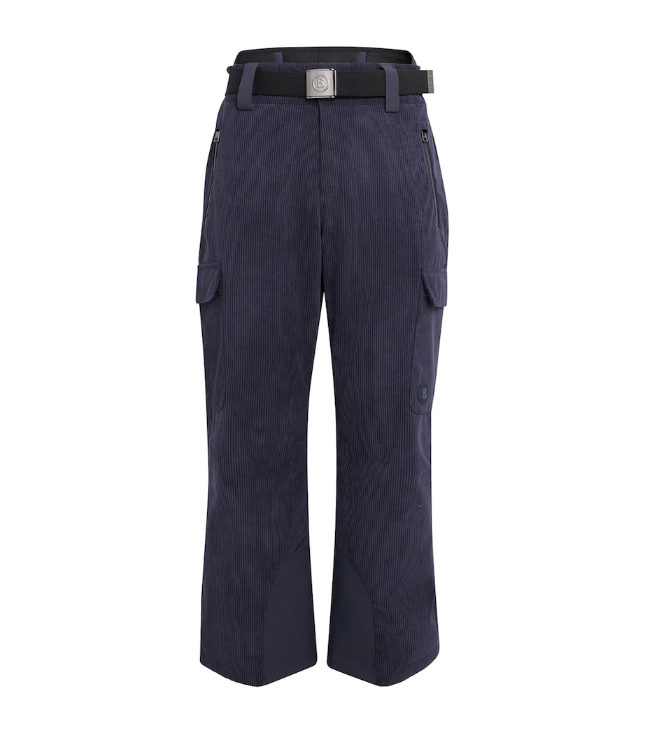 Corduroy Loose Corbin Ski Trousers 464-NAVY Image 1