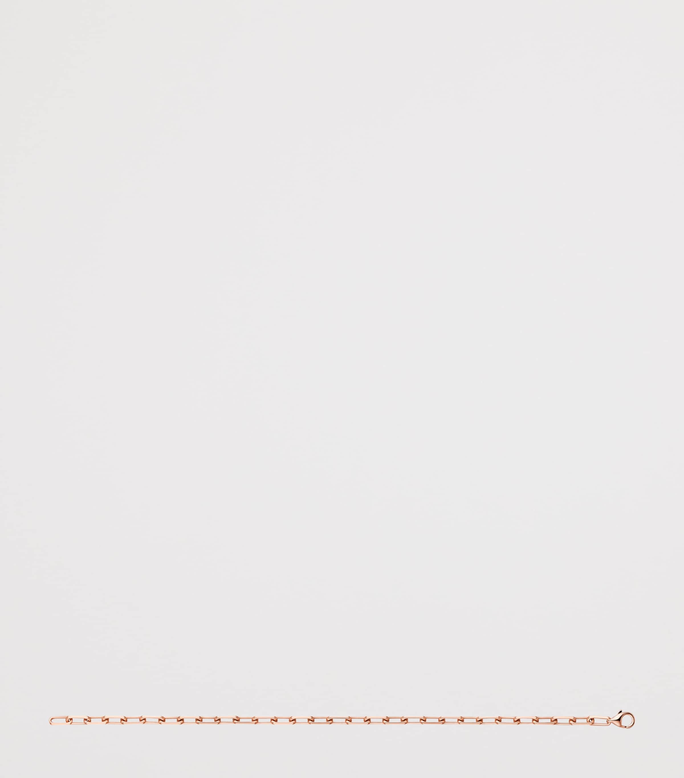 Small Rose Gold Santos de Cartier Chain Bracelet ROSE GOLD Image 4