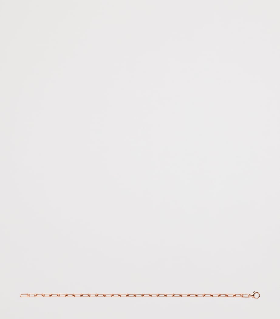 Small Rose Gold Santos de Cartier Chain Bracelet ROSE GOLD Image 4