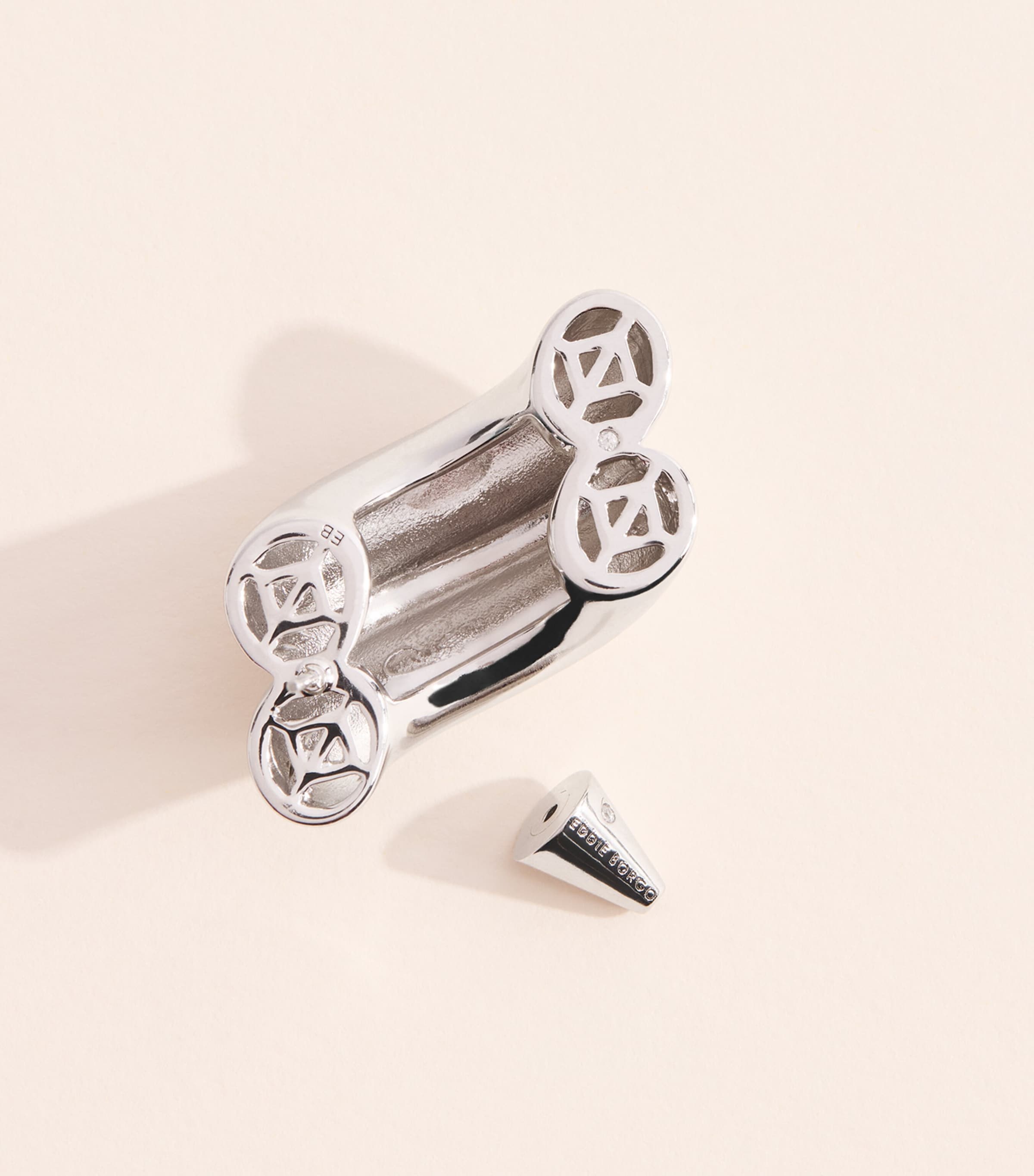 Eddie Borgo Silver-Plated Torsade Stud Earrings Silver Image 5