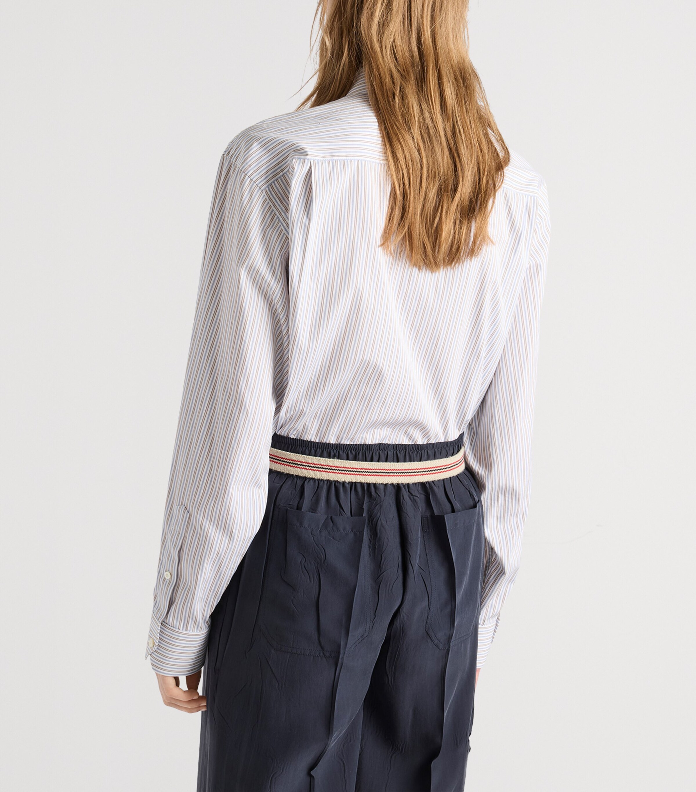 Prada Womens Cotton Poplin Oversized Shirt Image 4