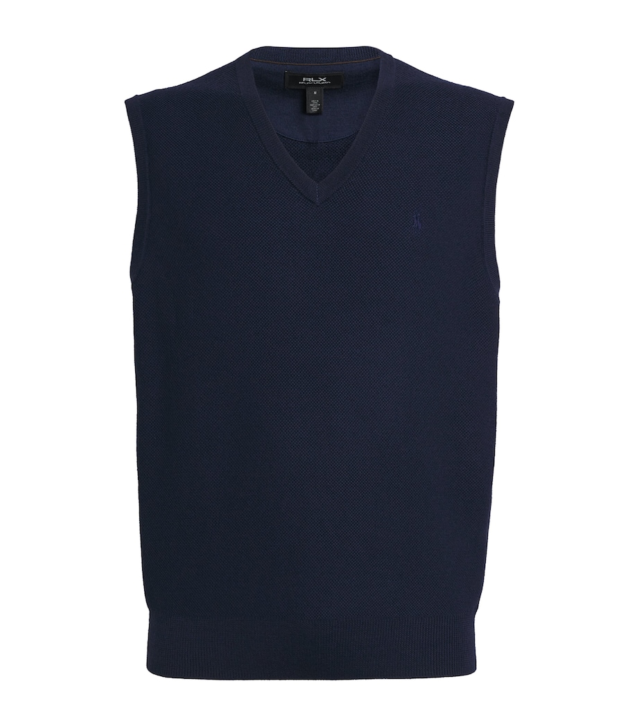 Polo Pony Sweater Vest REFINED NAVY Image 1