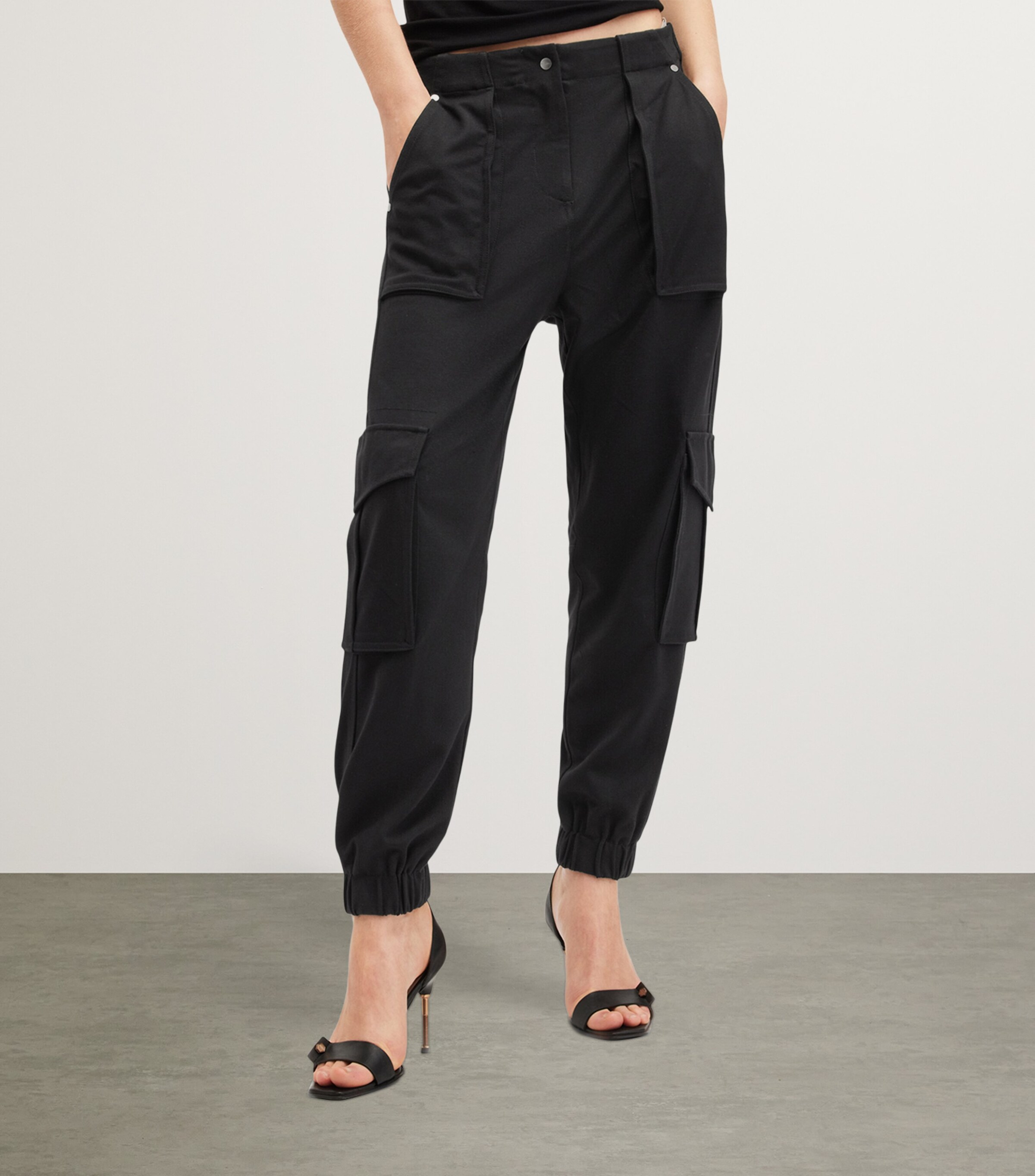 Freda Cargo Trousers BLACK Image 2