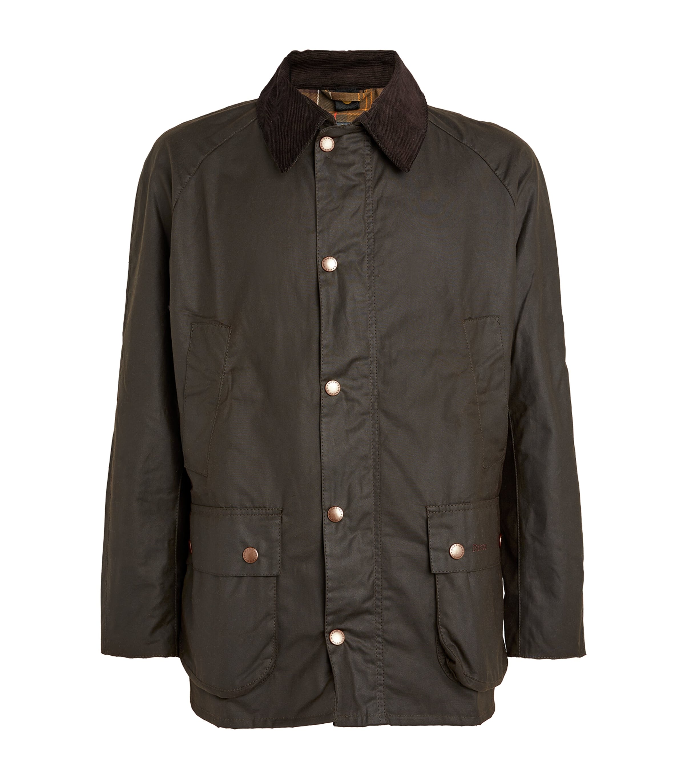 Shop Barbour Waxed Ashby Jacket In Green