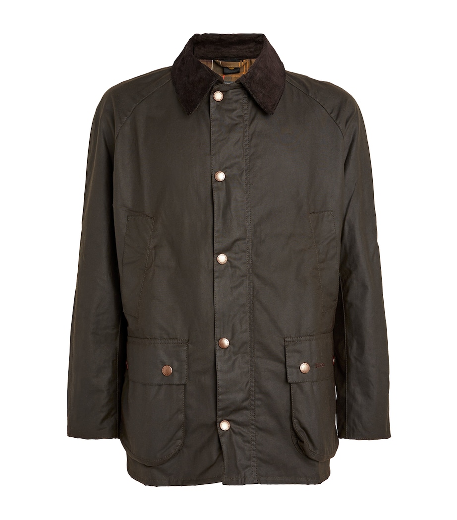 Waxed Ashby Jacket OLIVE Image 1