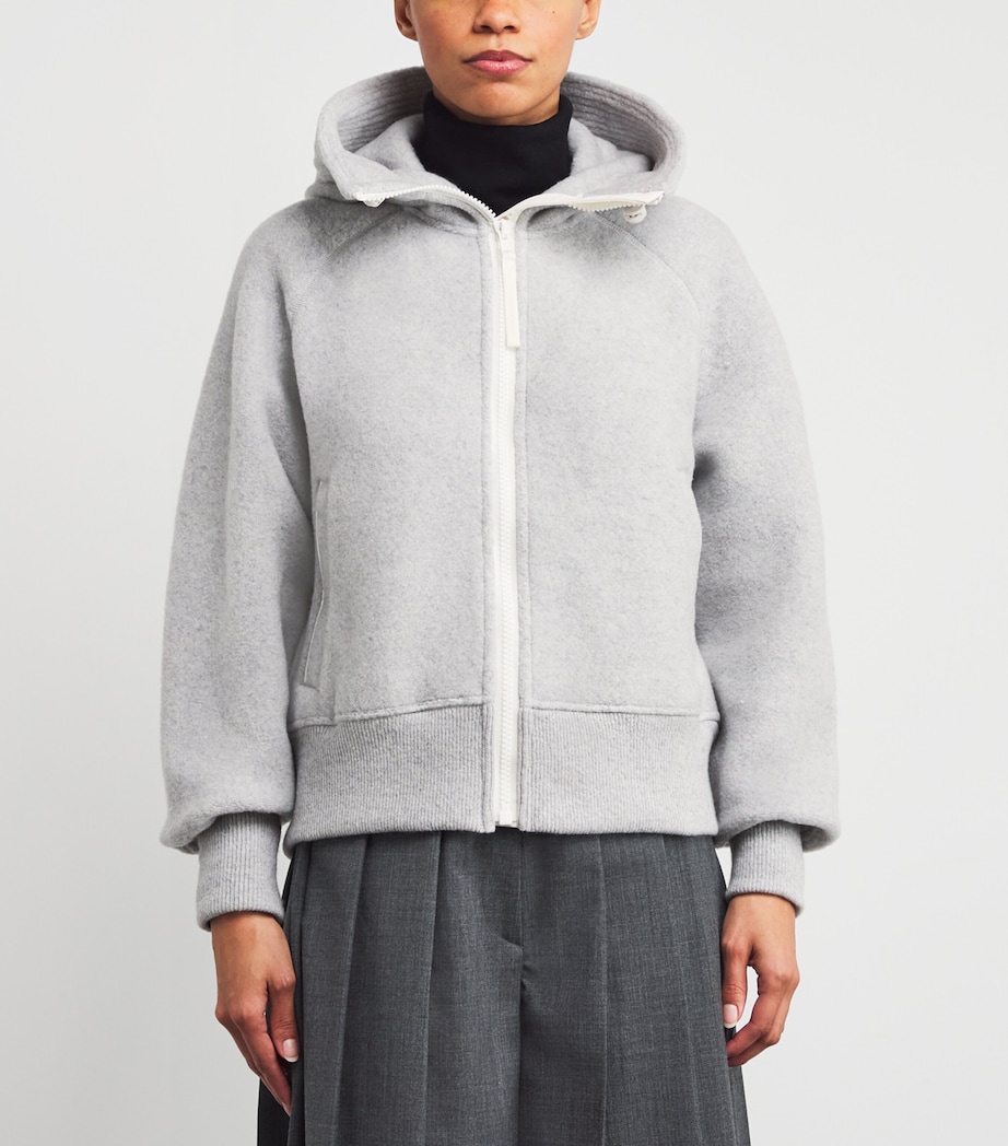 Wool-Blend Fleece Chilliwack Bomber Jacket 9309SILVERBIRCH HEATHER-BOULEA Image 3