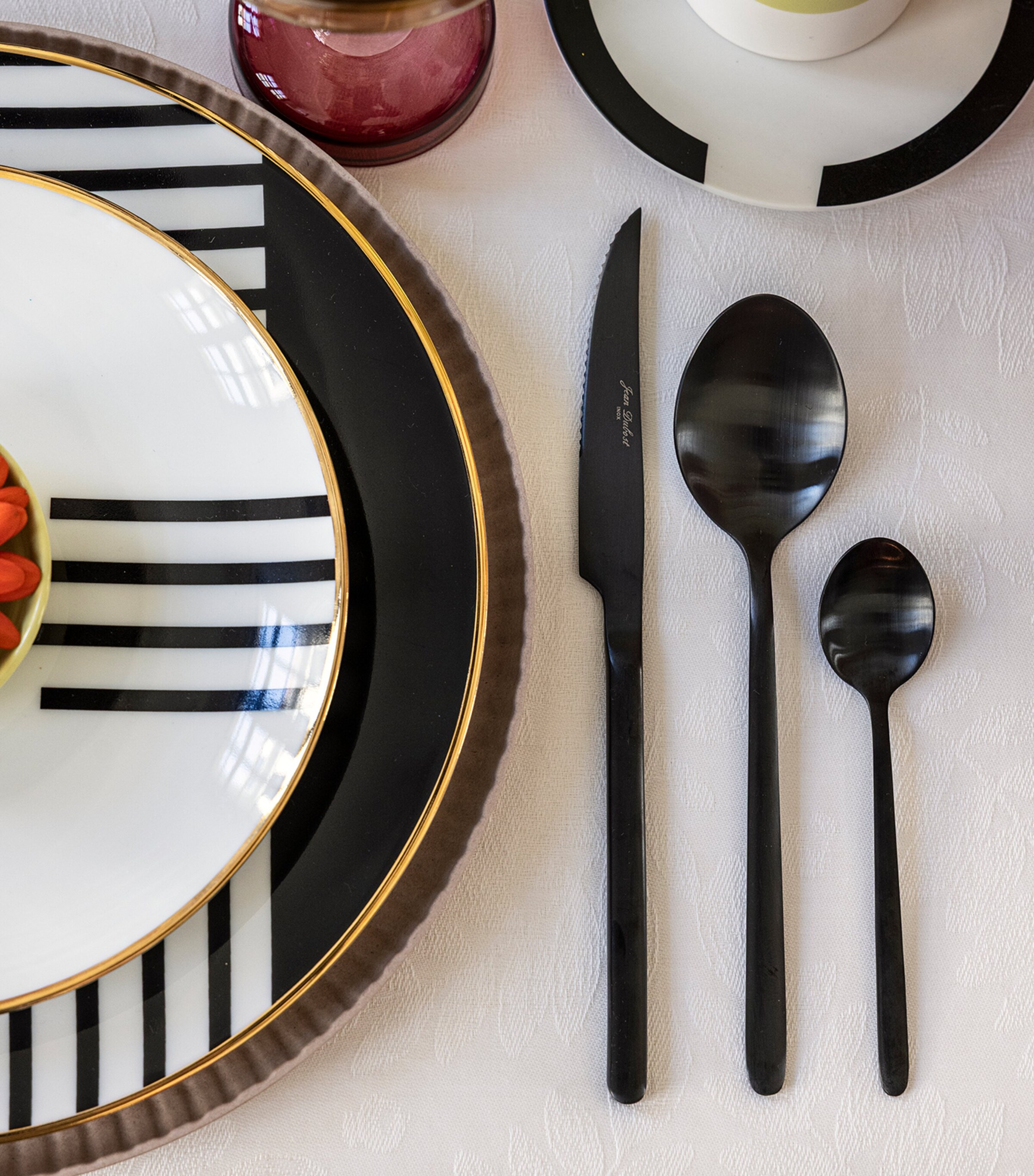 Végétal Mood Tablecloth (175cm x 250cm) WHITE Image 3