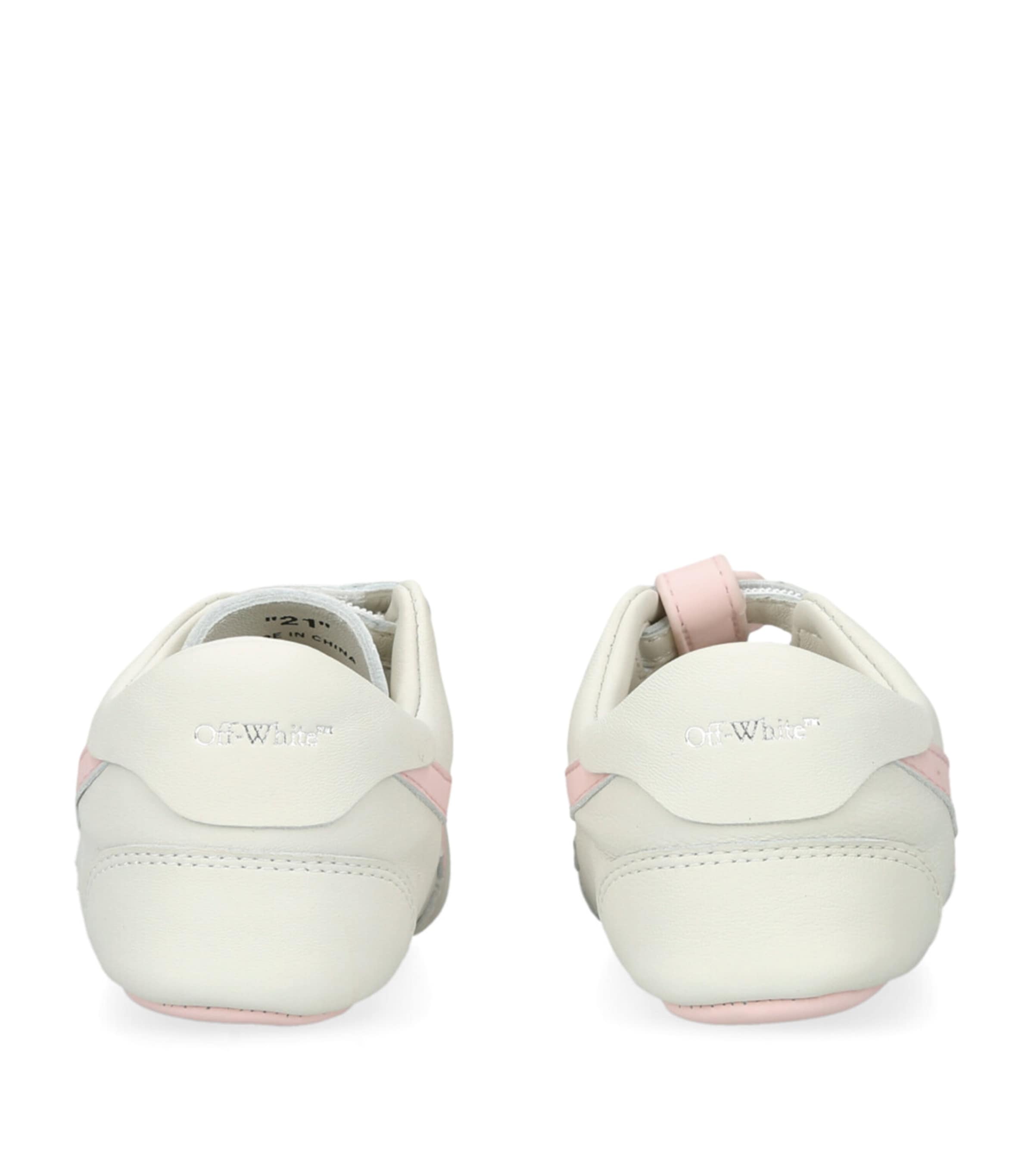 Off-White Kids Leather OOO Sneakers White/oth Image 2