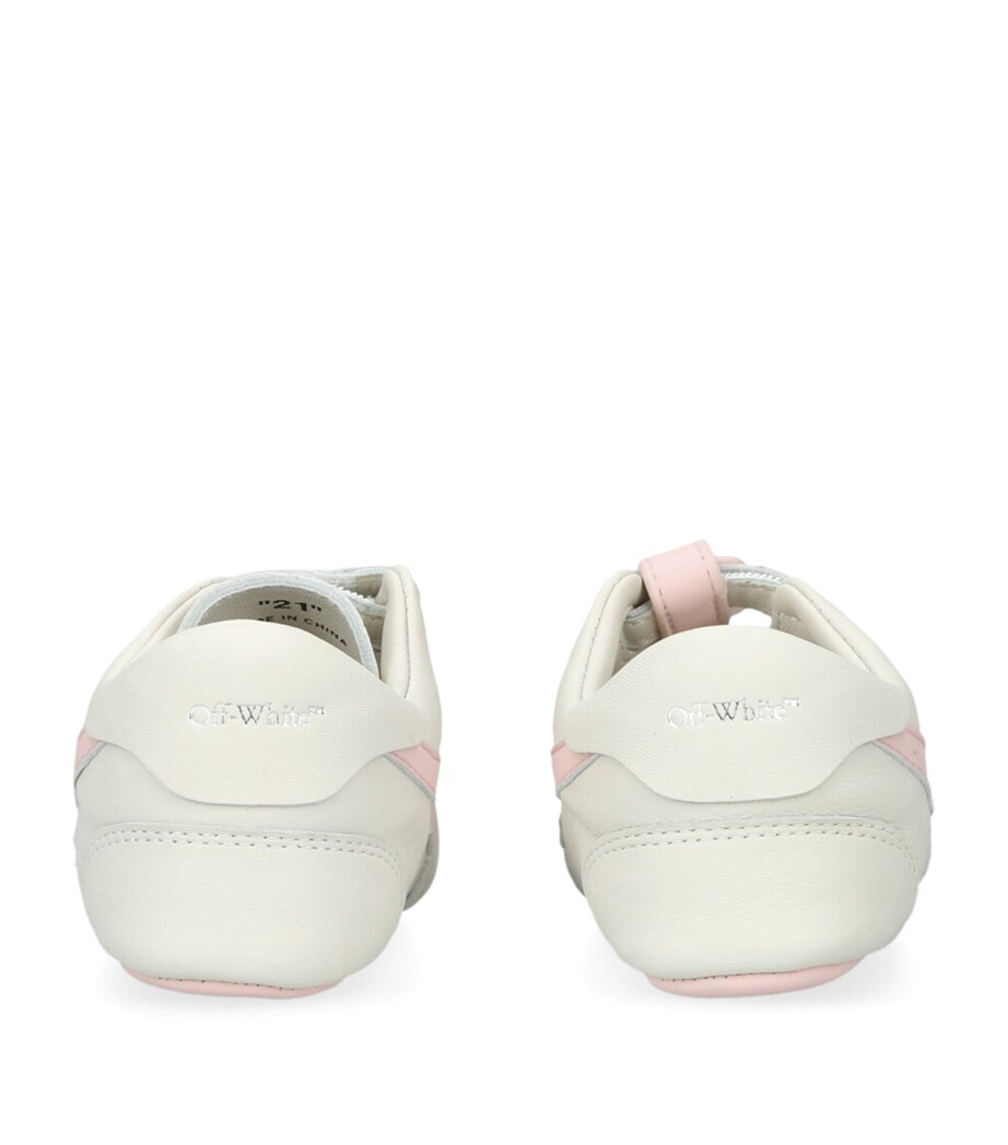 Off-White Kids Leather OOO Sneakers White/oth Image 2