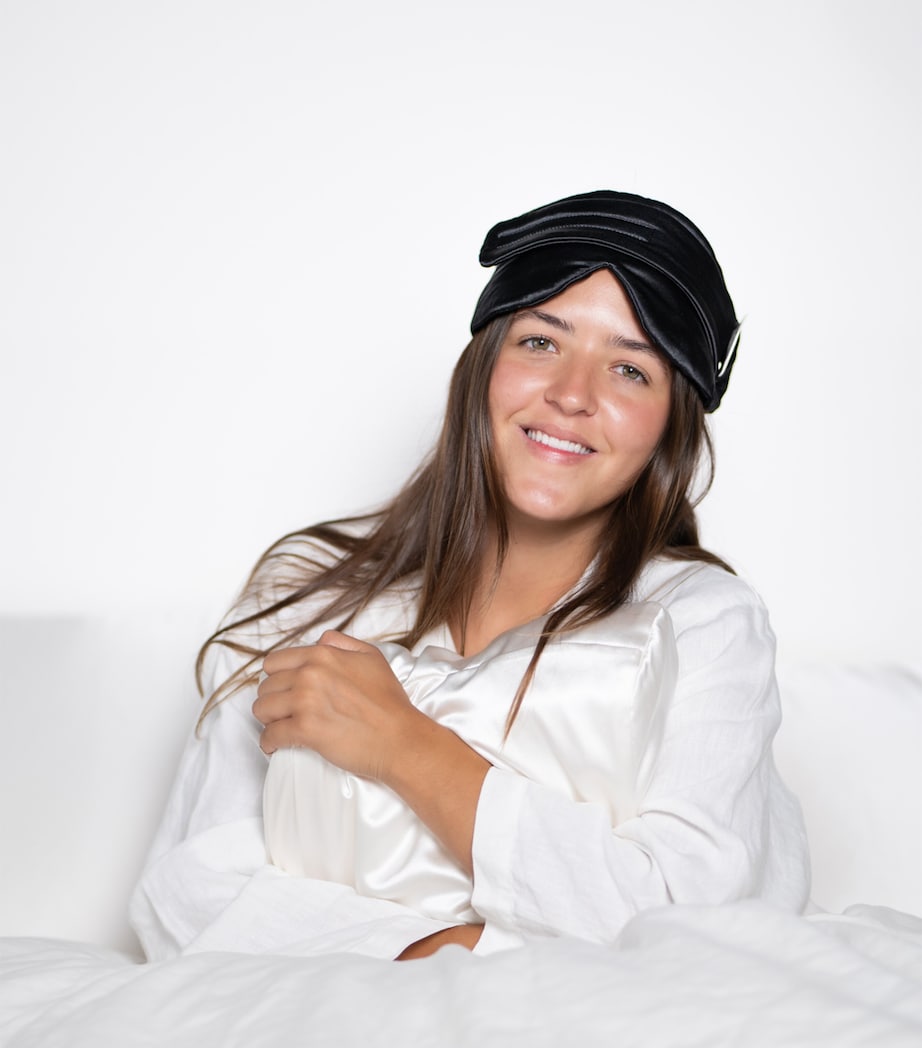 Silk Eye Mask BLACK Image 5