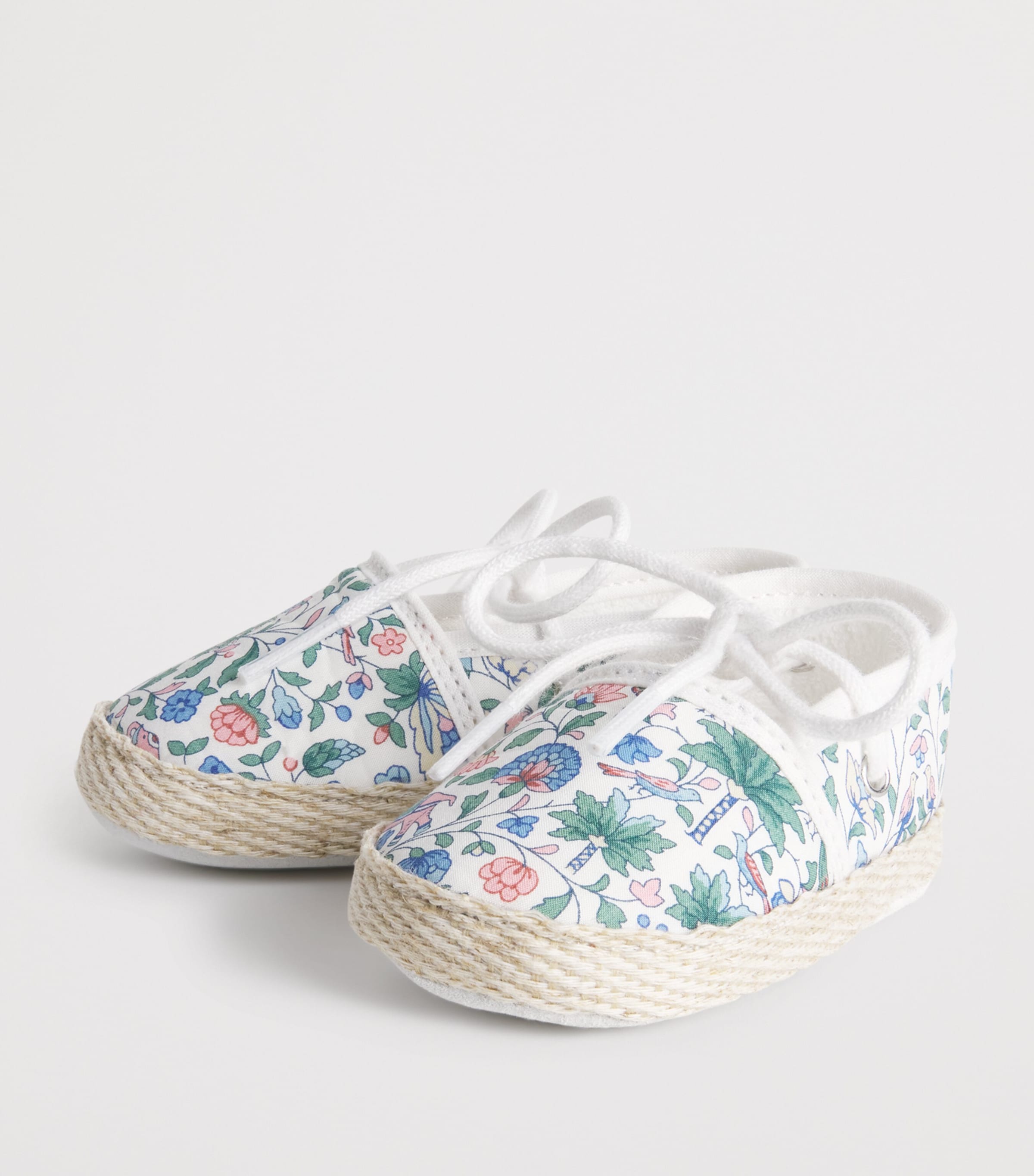 Floral Print Espadrilles 1BLANC Image 2