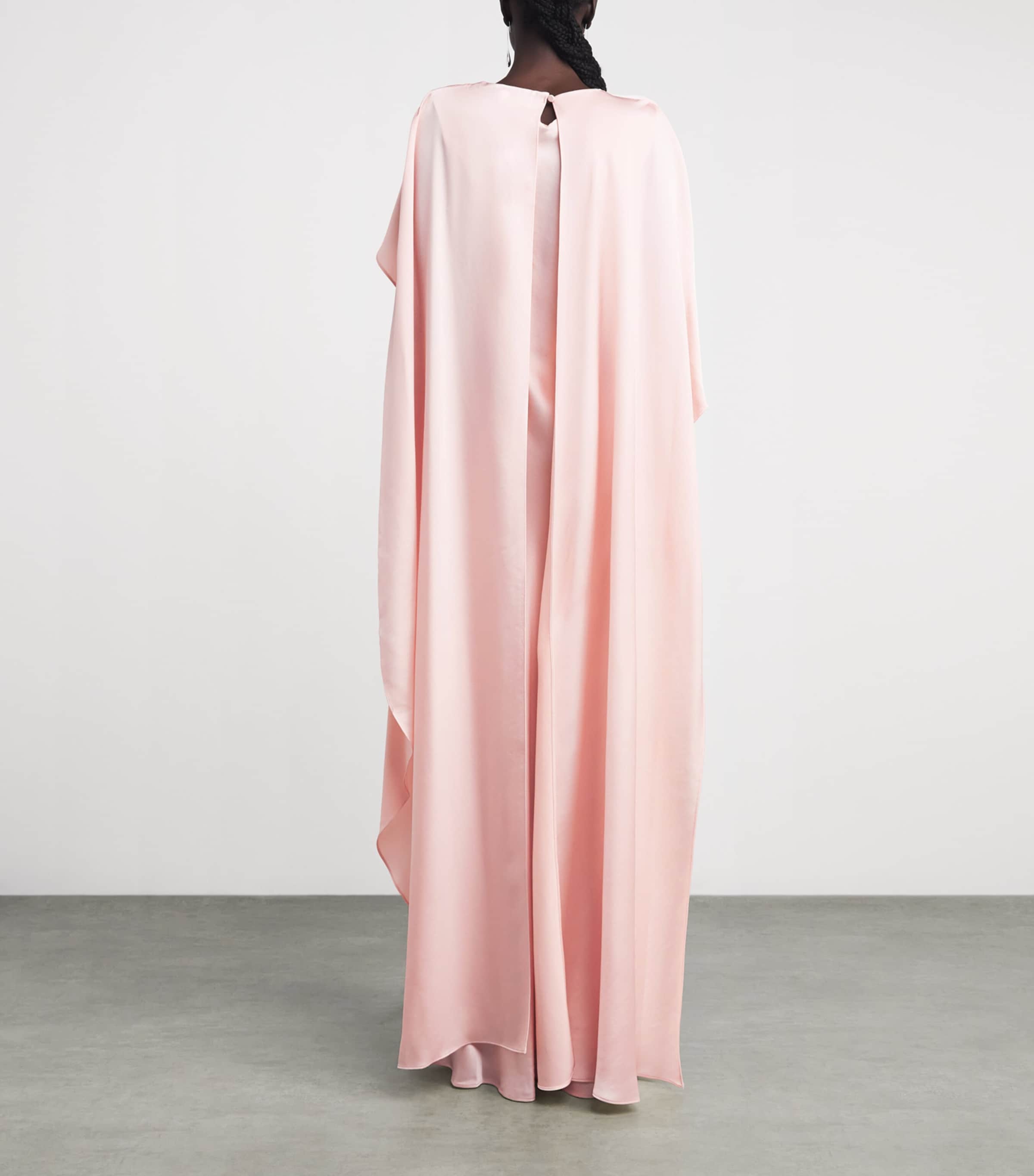 Simkhai Womens Cape Izel Gown Bubblegum Image 4