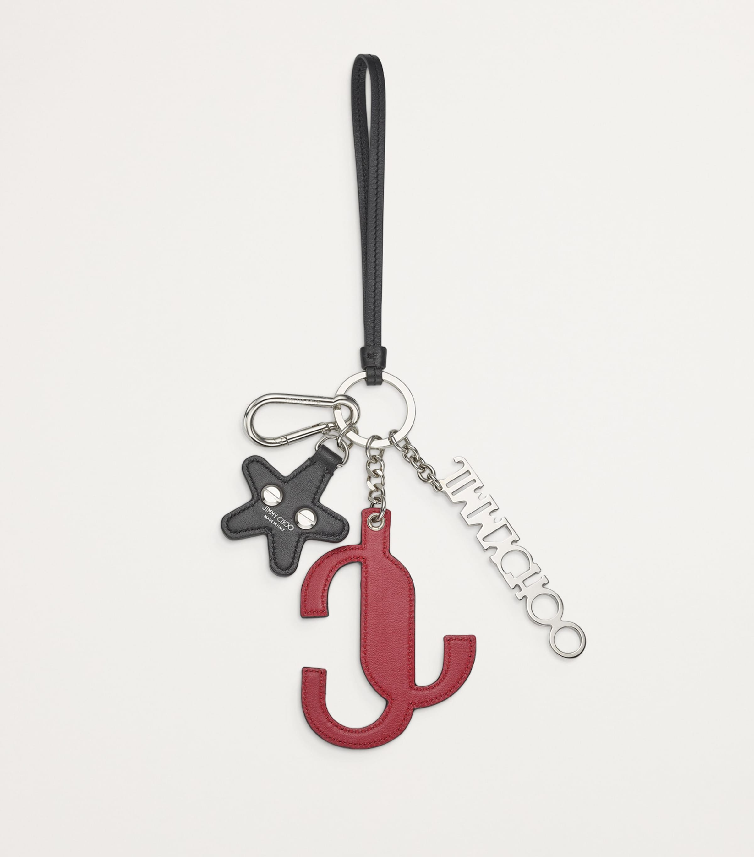 Logo Bag Charm RED/CANDY PINK/BLACK Image 2