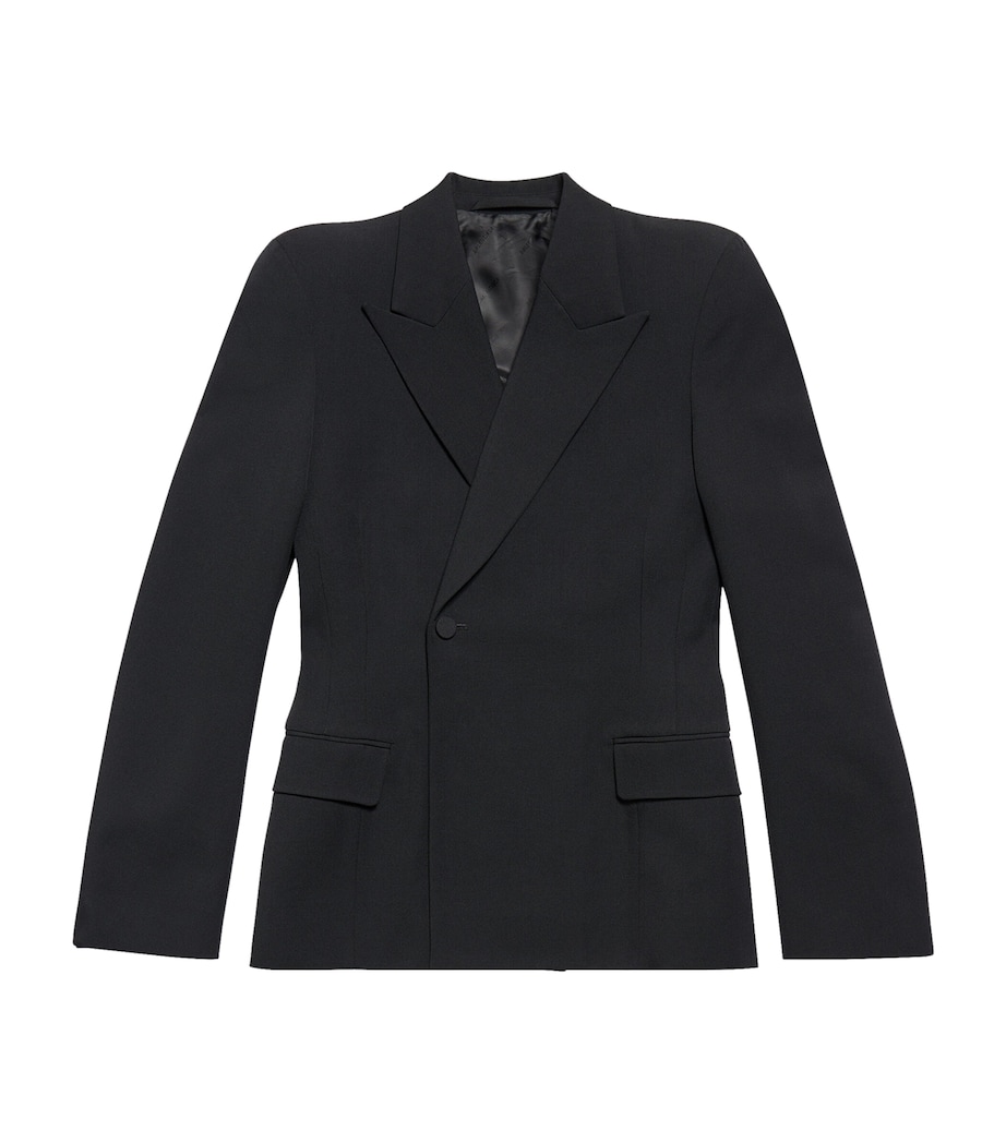 Balenciaga Womens Virgin Wool Blazer Image 1