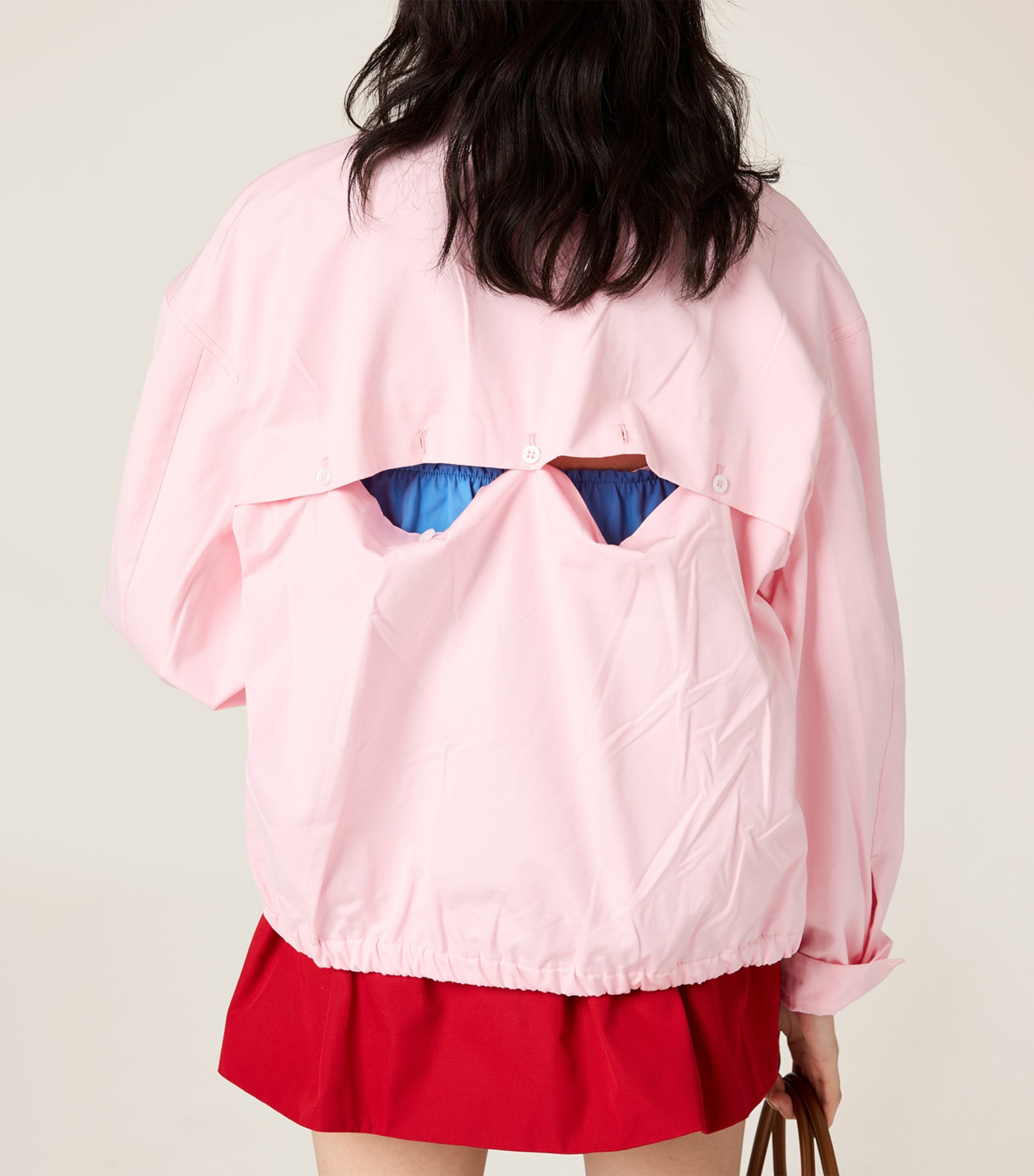 Miu Miu Poplin Blouson Jacket | Harrods UK