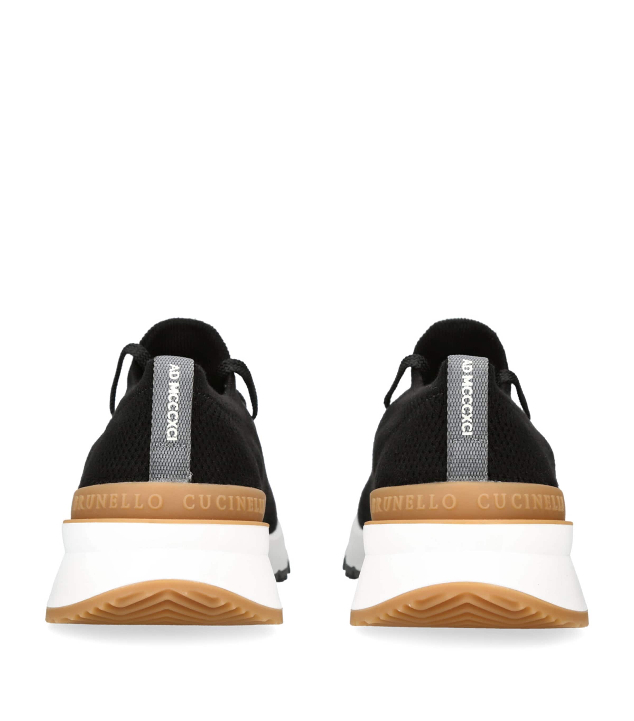 Brunello Cucinelli Knitted Sneakers | Harrods UK