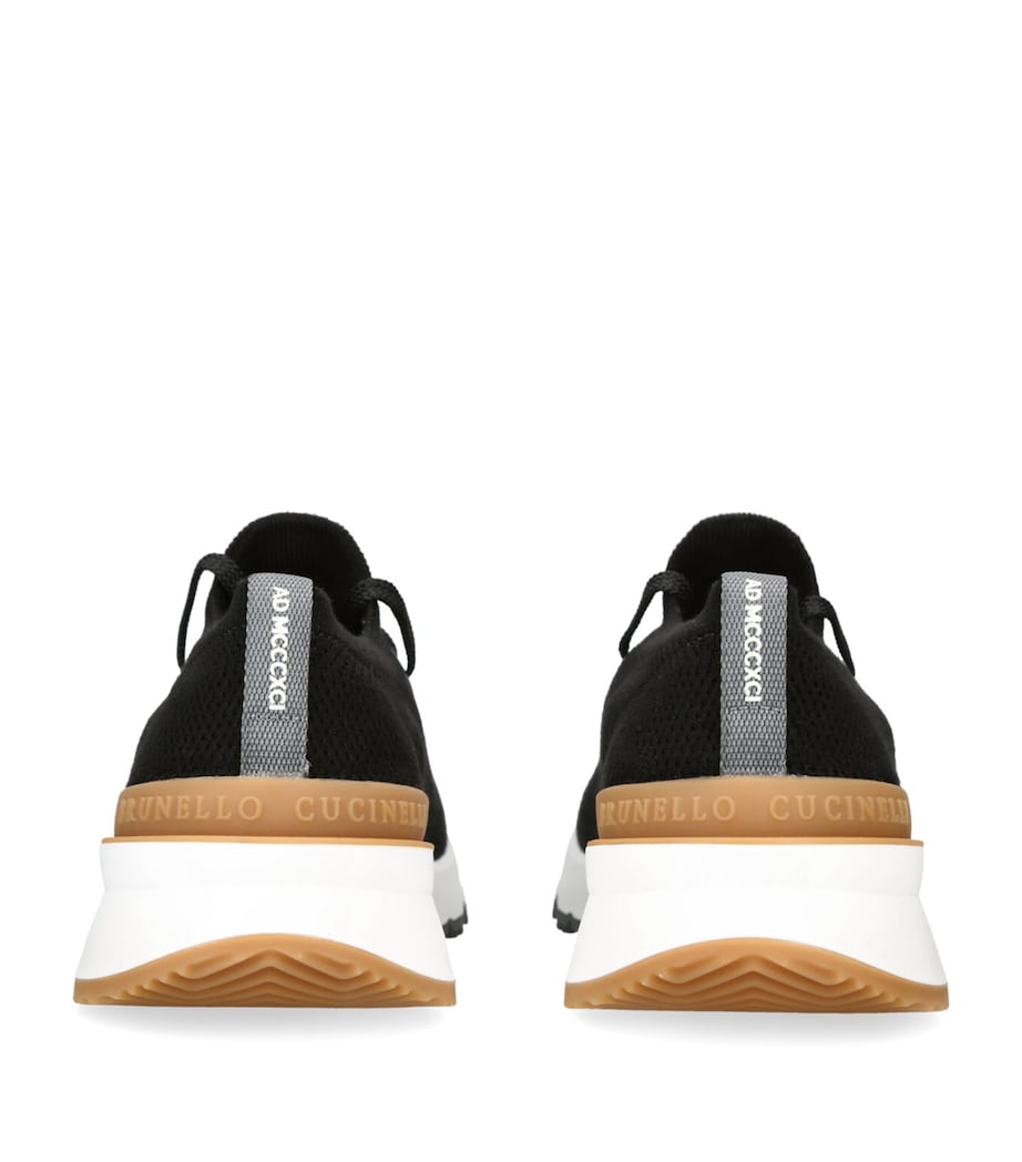 Knitted Sneakers BLACK Image 2