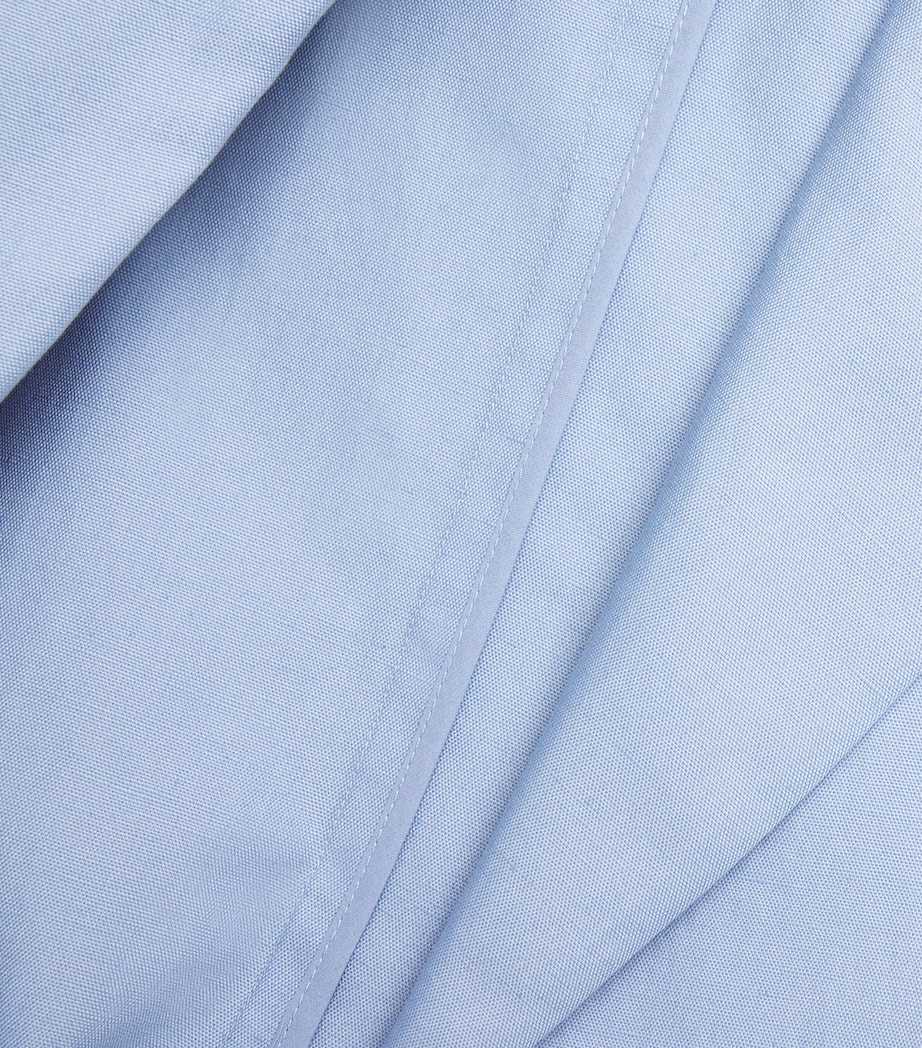 Weekend Max Mara Womens Cotton-Linen Single-Breasted Blazer Light Blue Image 5