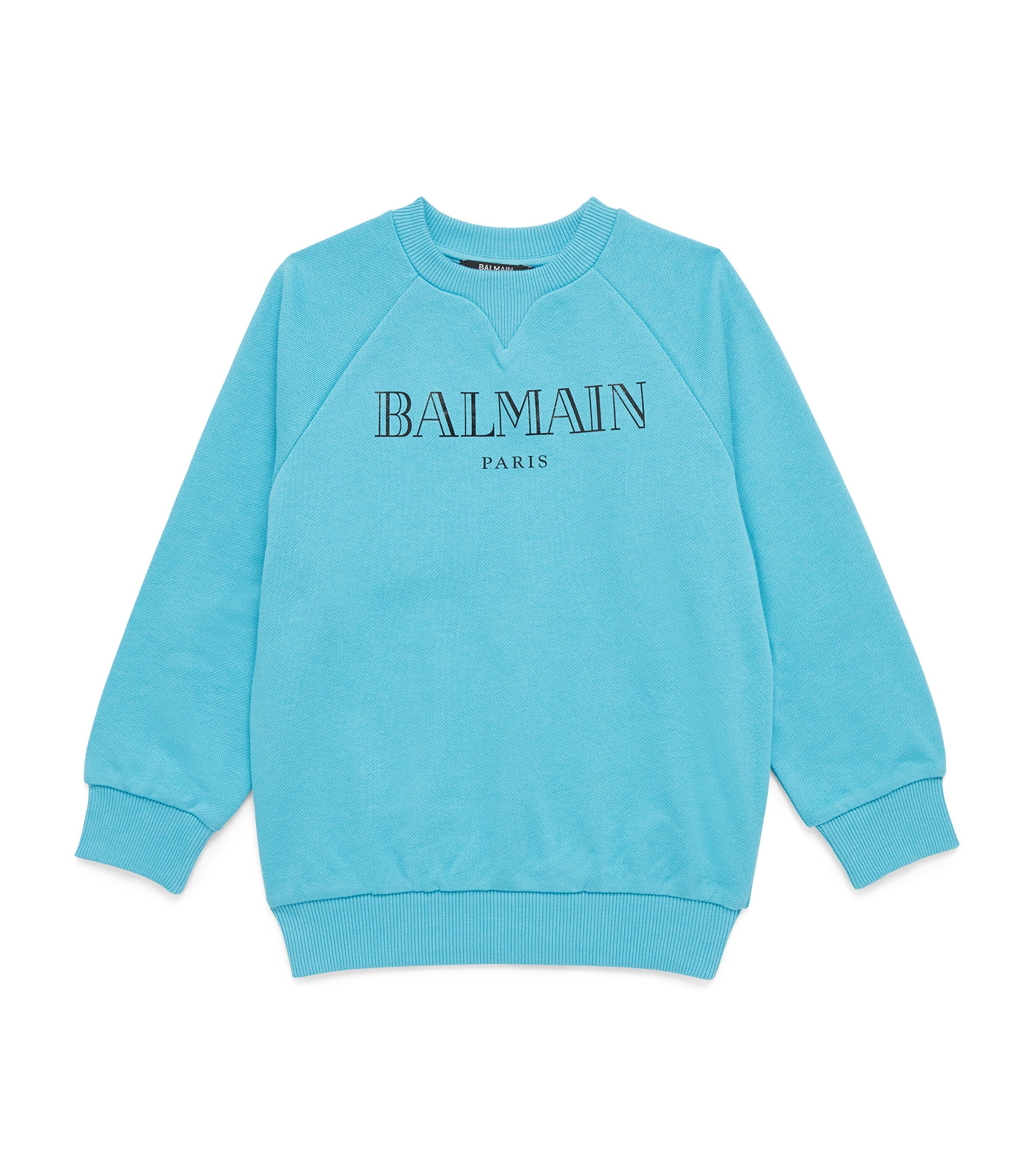 BALMAIN COTTON LOGO SWEATSHIRT