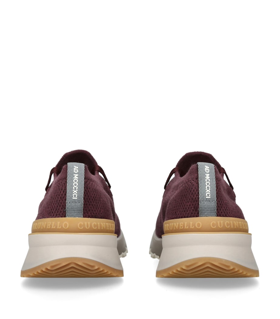 Knit Sneakers RED/DARK Image 2