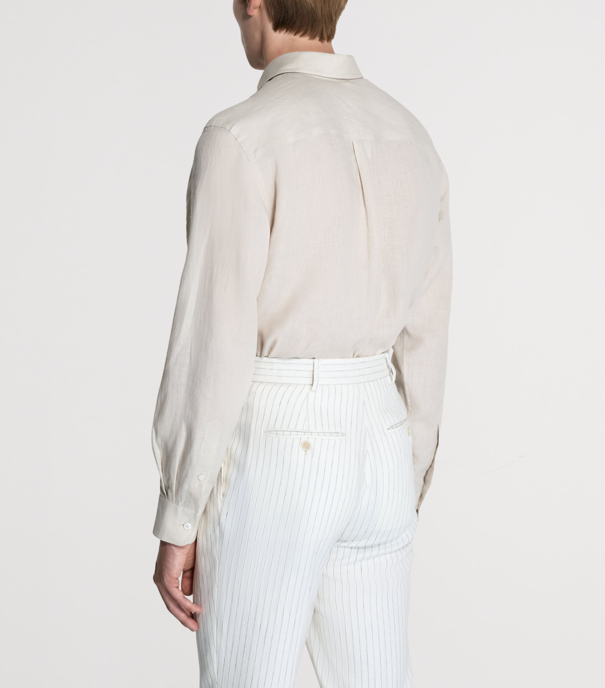 Dunhill Mens Linen Shirt Image 3