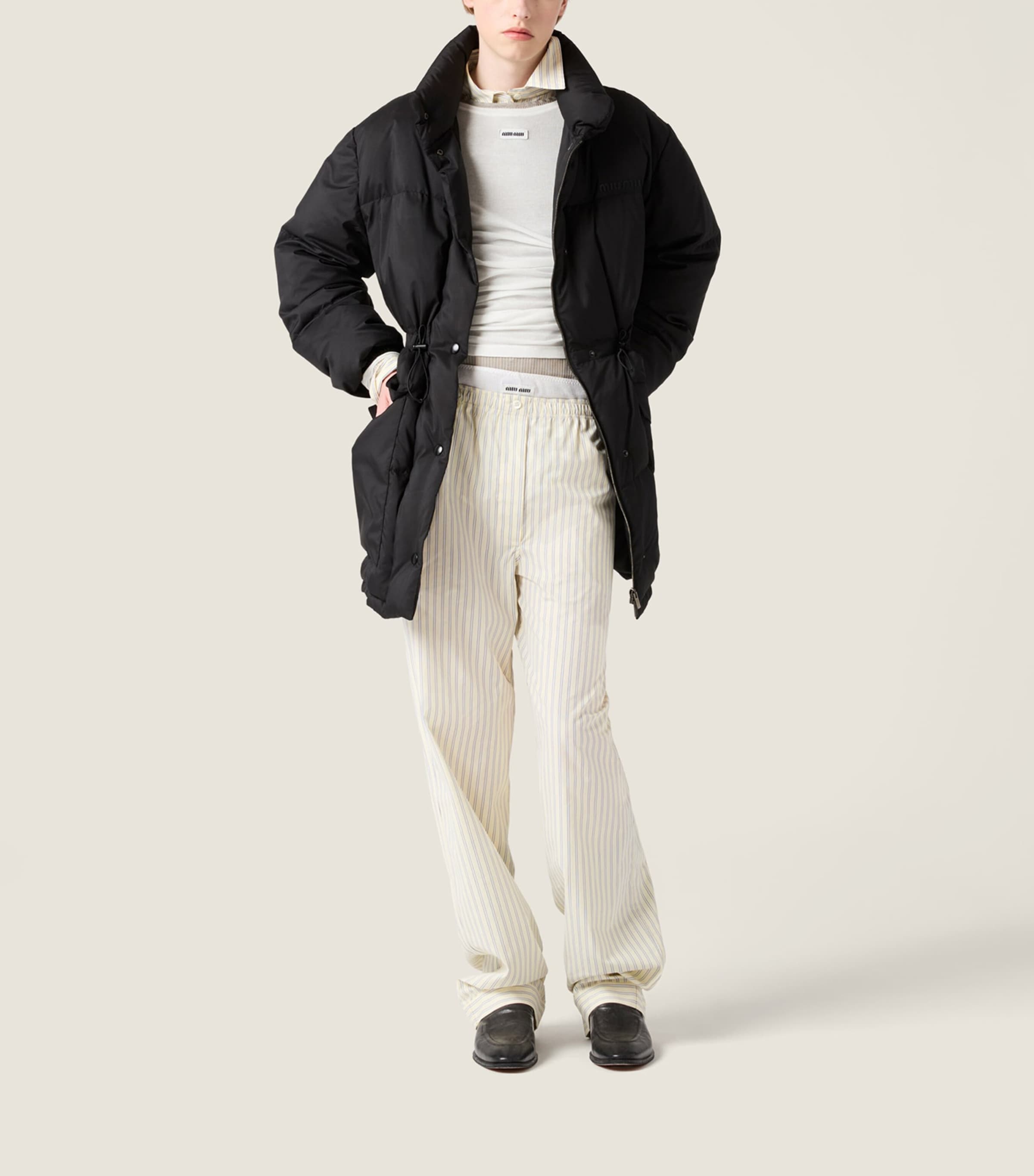 Down Technical Pongé Puffer Jacket F0002 Image 2