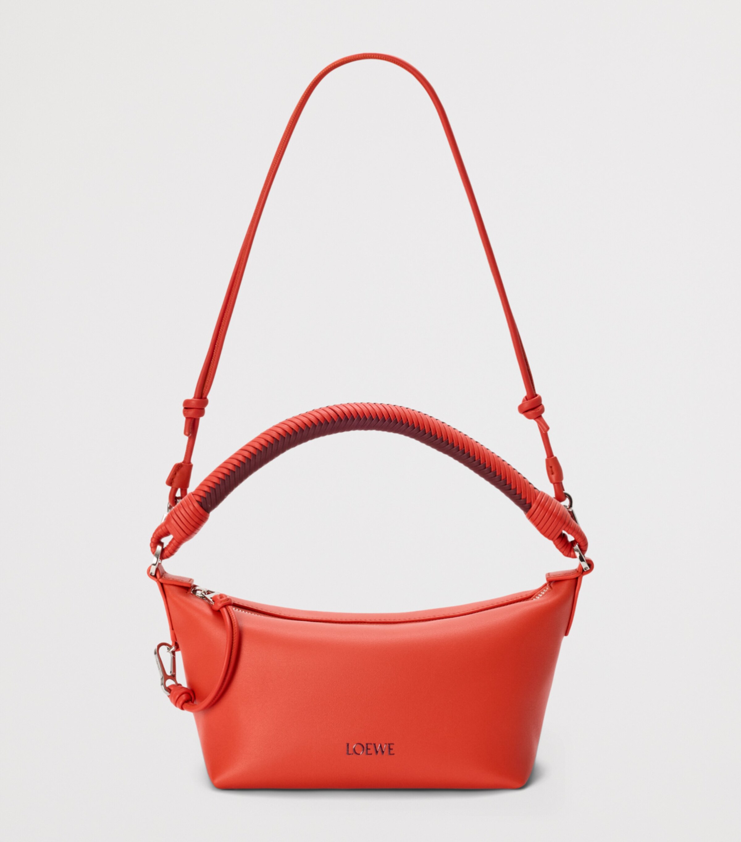 LOEWE Lambskin Cala Top-Handle Bag Sunrise Orange/pink Image 5