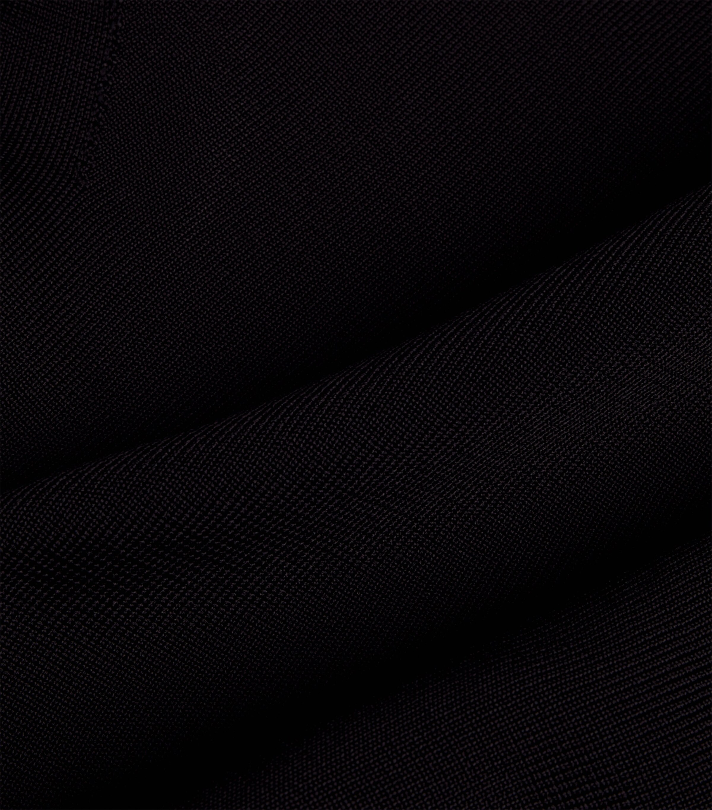 Khaite Womens Knitted Peplum Top Black Image 5