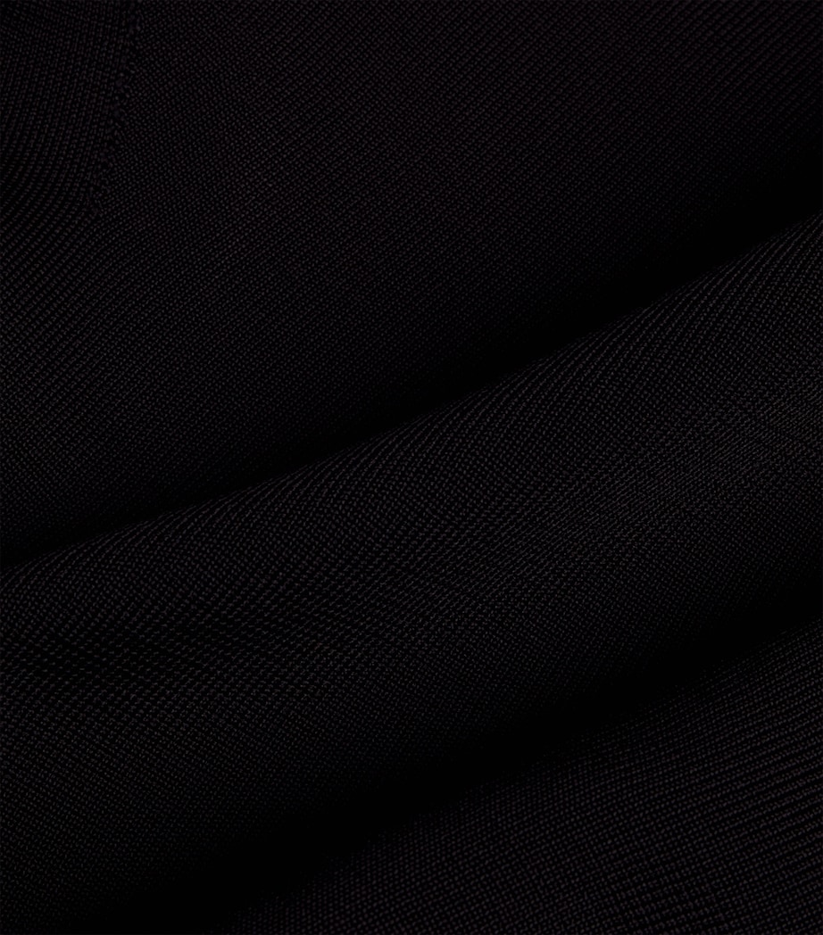 Khaite Womens Knitted Peplum Top Black Image 5