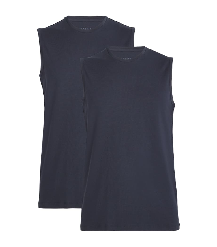 Cotton-Blend Daily Comfort Muscle Shirt (Pack of 2) 6366/MIDNIGHT Image 1