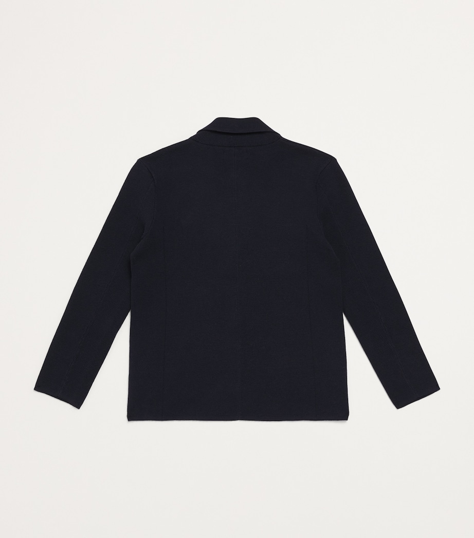 Cotton Blazer-Style Cardigan (2-7 Years) RL NAVY Image 2