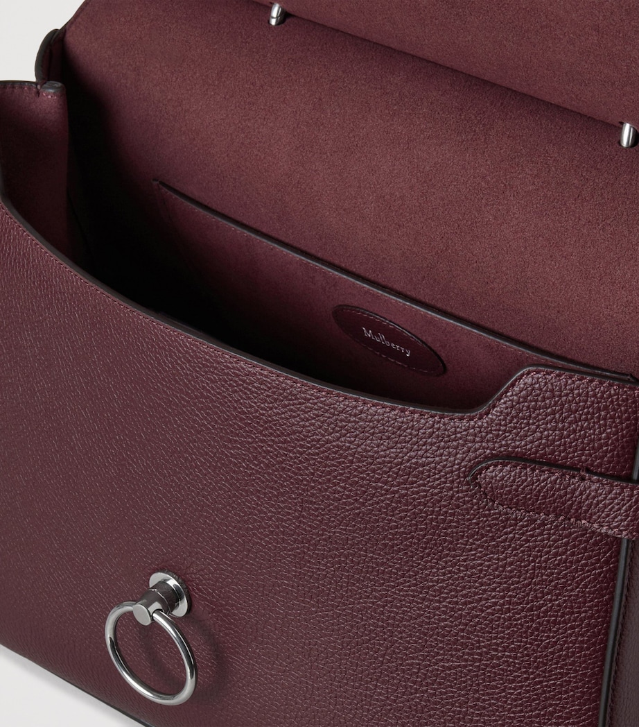 Large Leather Amberley Satchel BLACK CHERRY Image 5