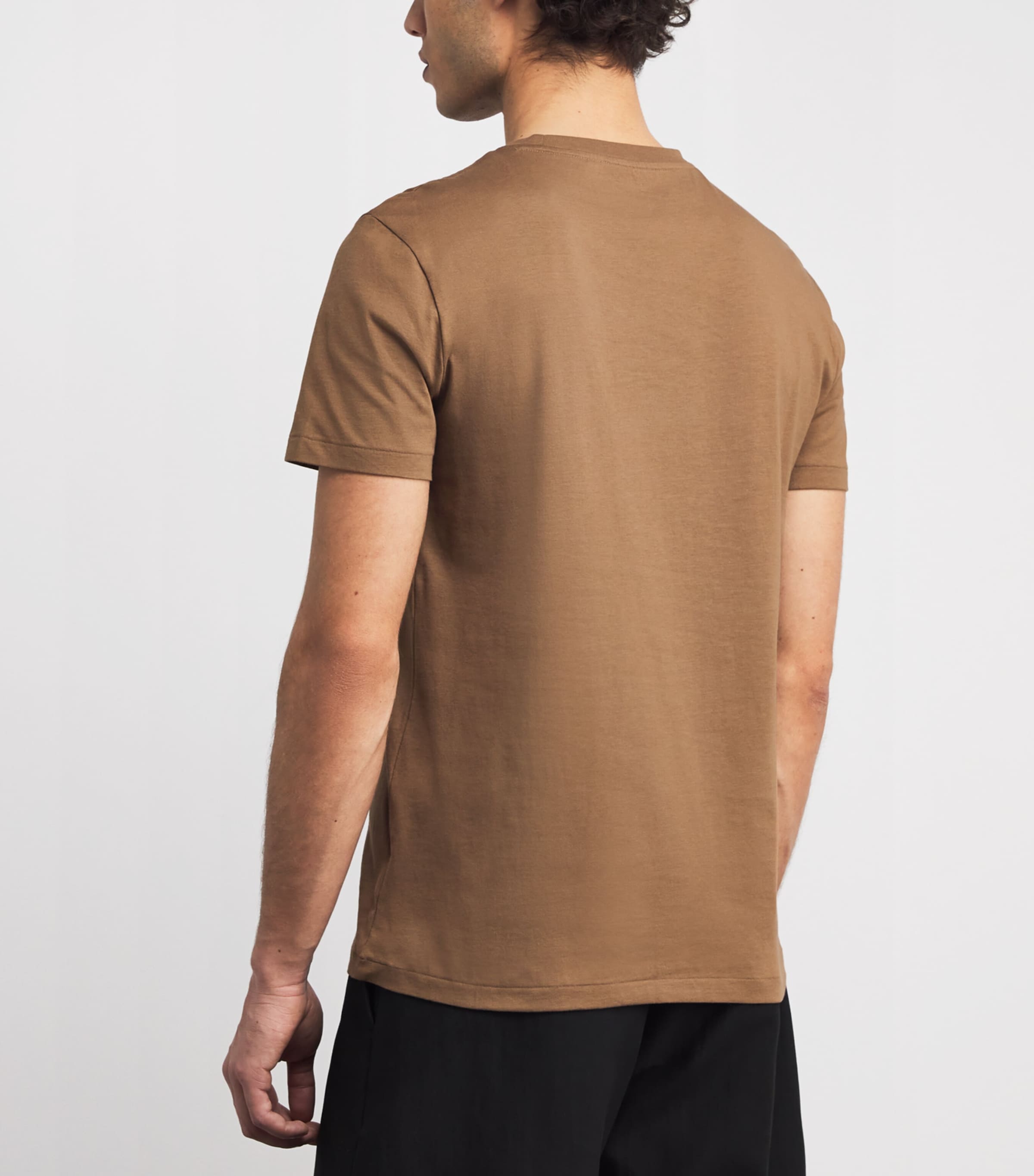 Cotton T-Shirt RL BROWN/C8125 Image 4