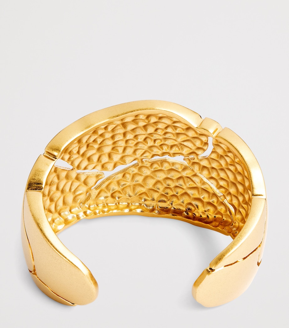 Cracked Byron Bangle GLD/GOLD Image 3
