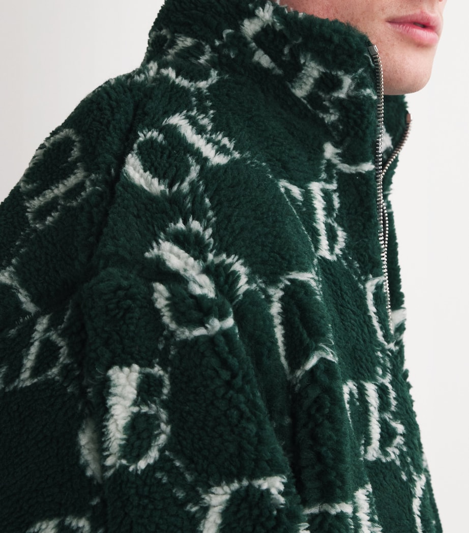 Monogram Fleece Jacket FOREST GREEN 610 Image 6