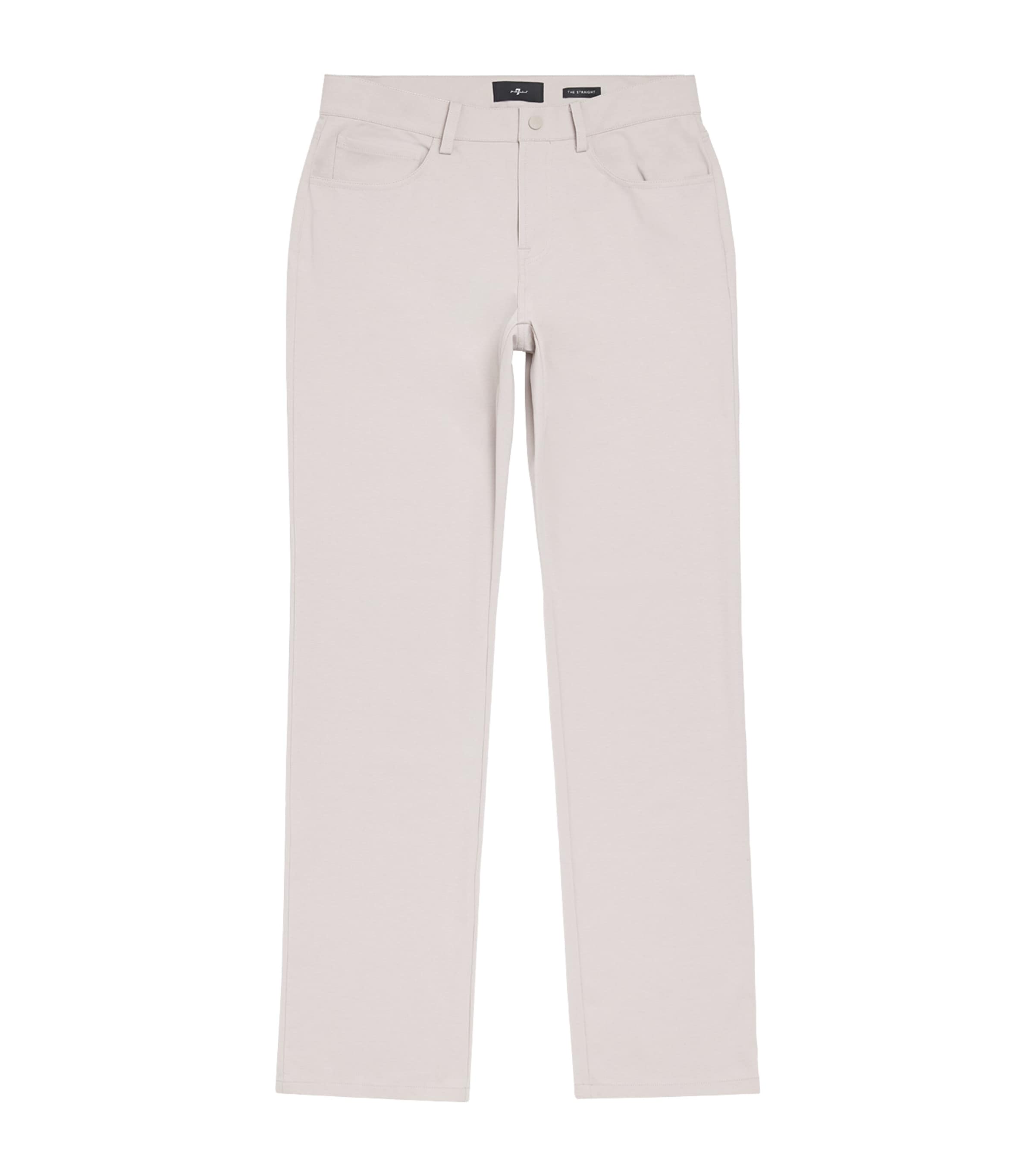 7 For All Mankind The Straight Trousers In White