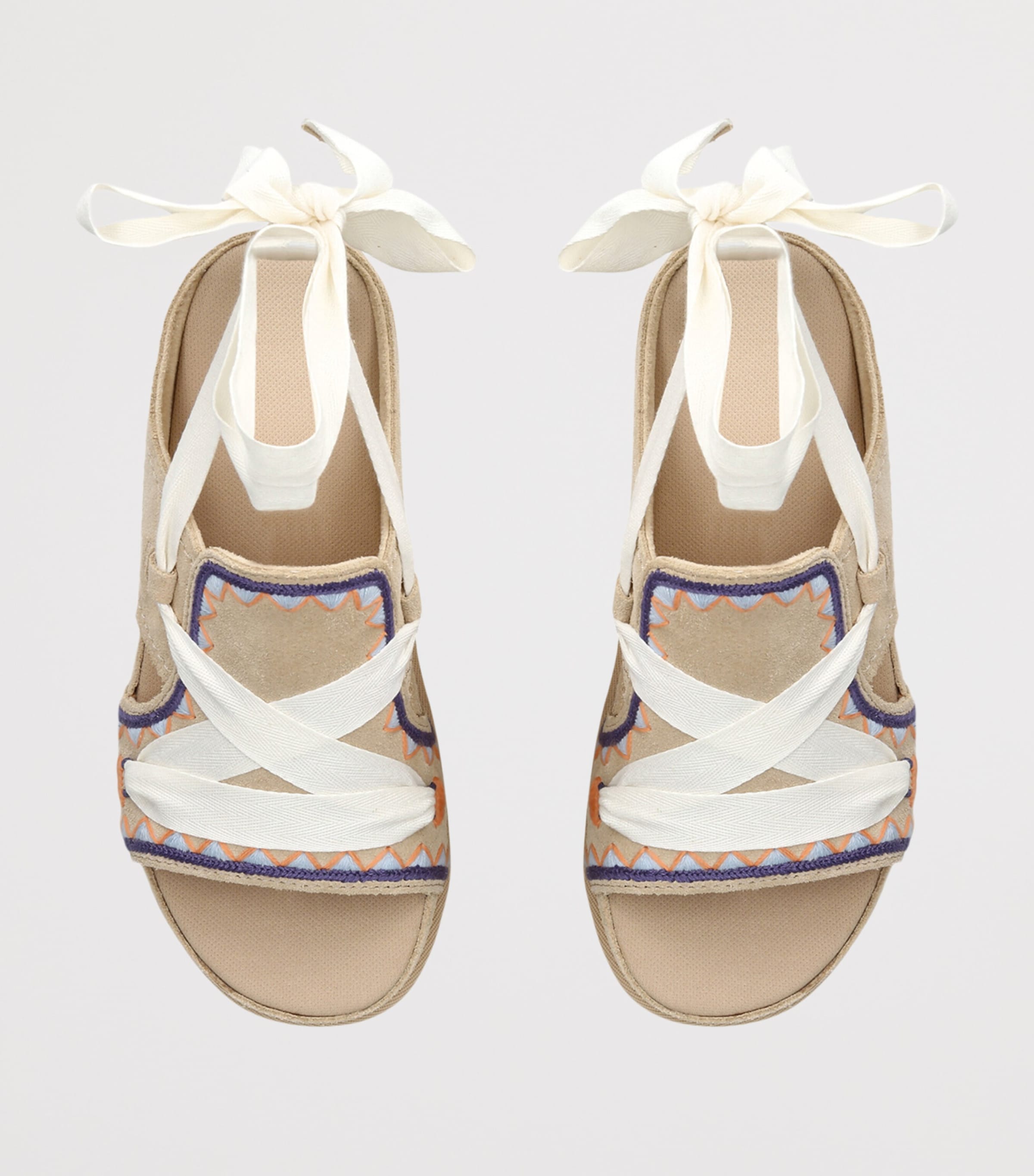 UGG Goldenstar Hi Artstitch Sandals Beige Comb Image 2