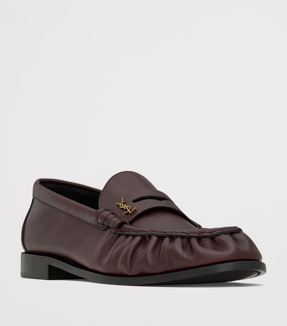 Saint Laurent Leather Le Loafers Image 3